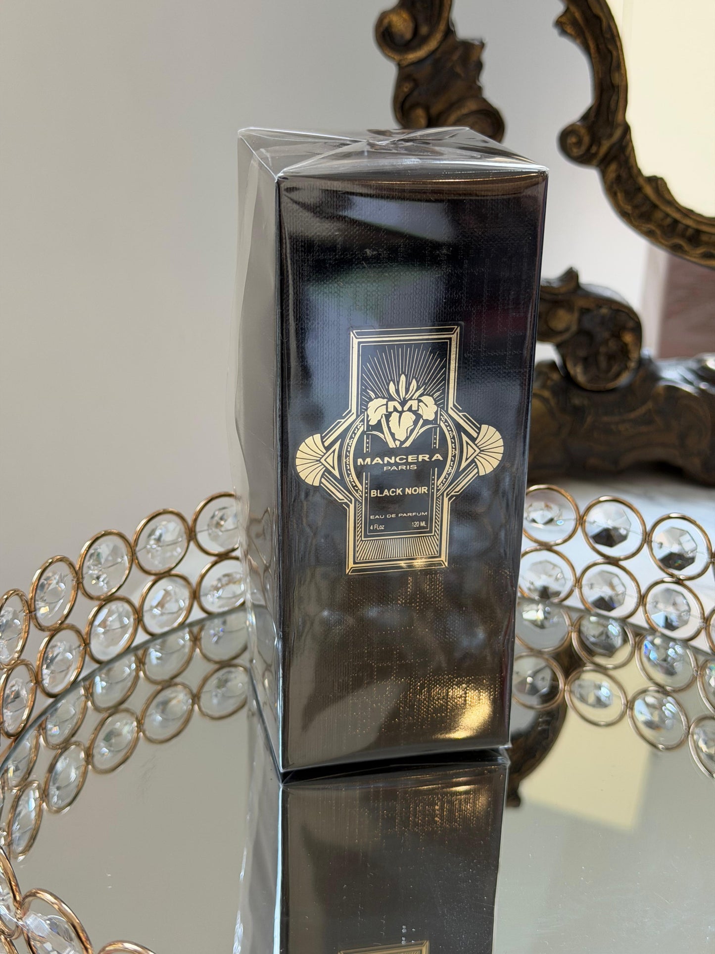 MANCERA Black Noir Eau De Parfum For Men - Leathery, Oriental