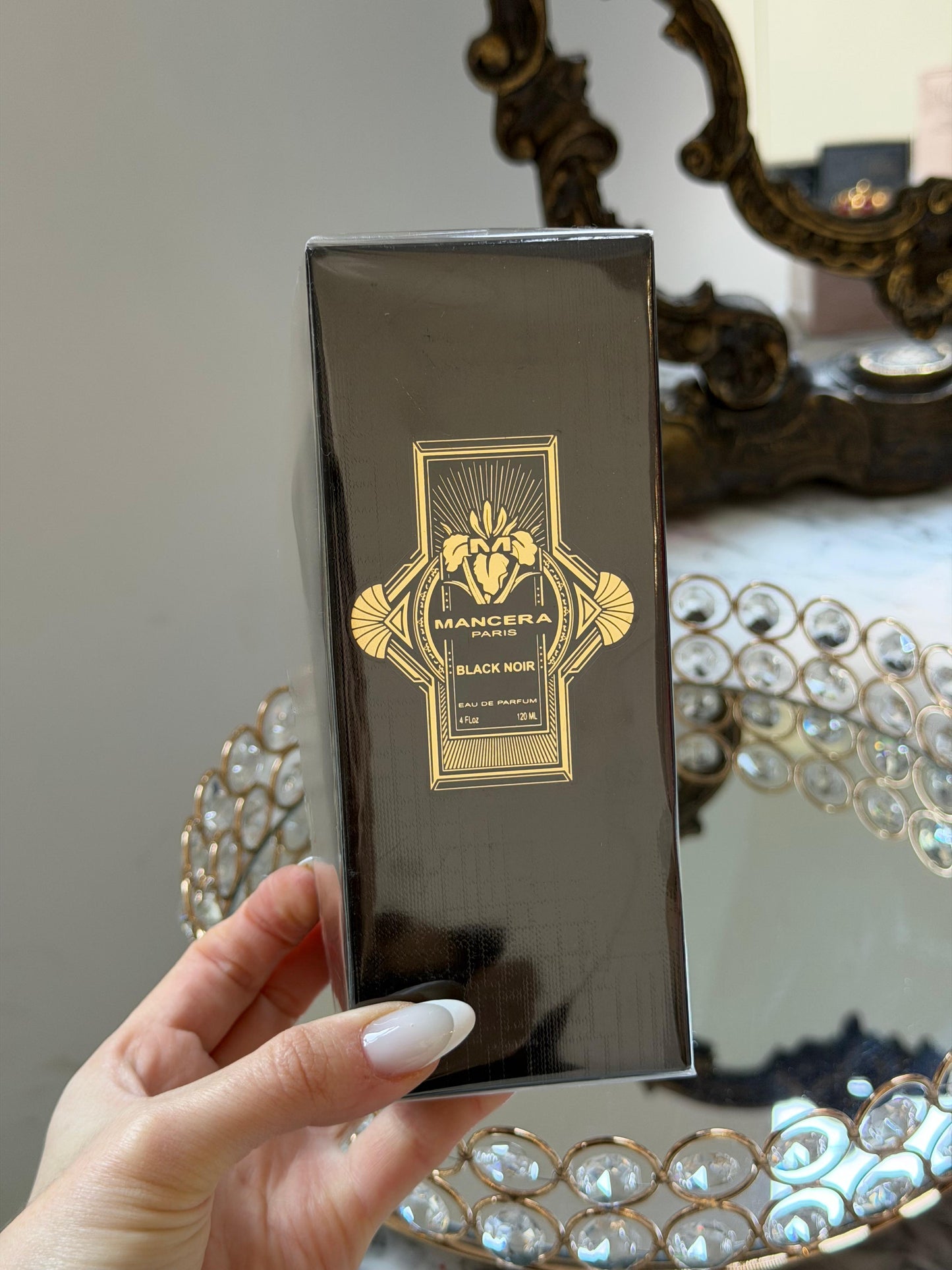 MANCERA Black Noir Eau De Parfum For Men - Leathery, Oriental
