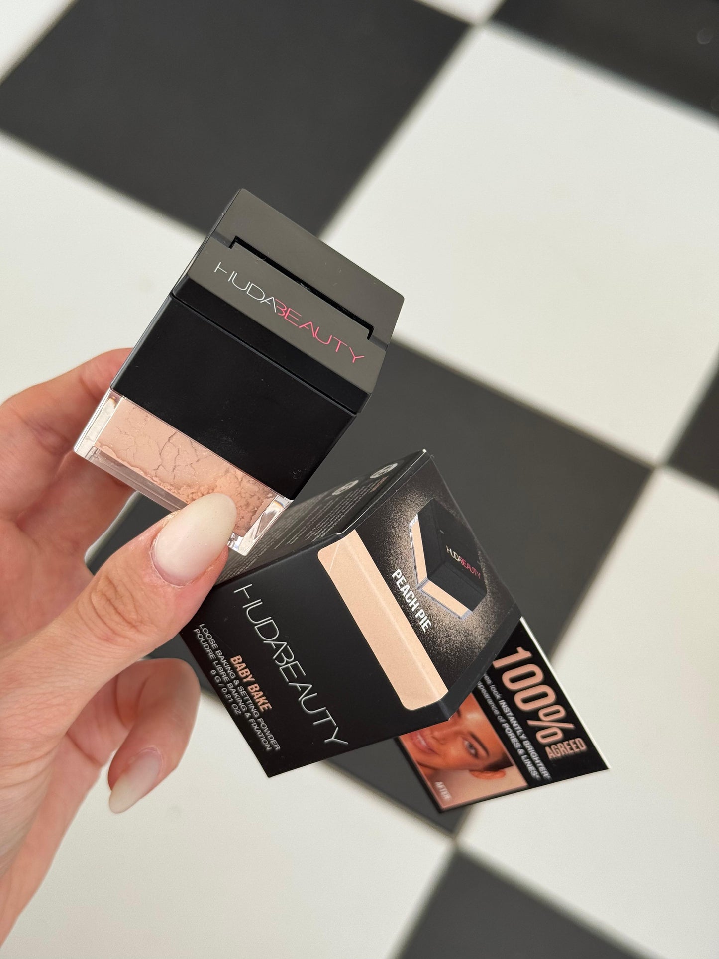 HUDA BEAUTY Baby Bake Mini Loose Baking & Setting Powder - Peach Pie