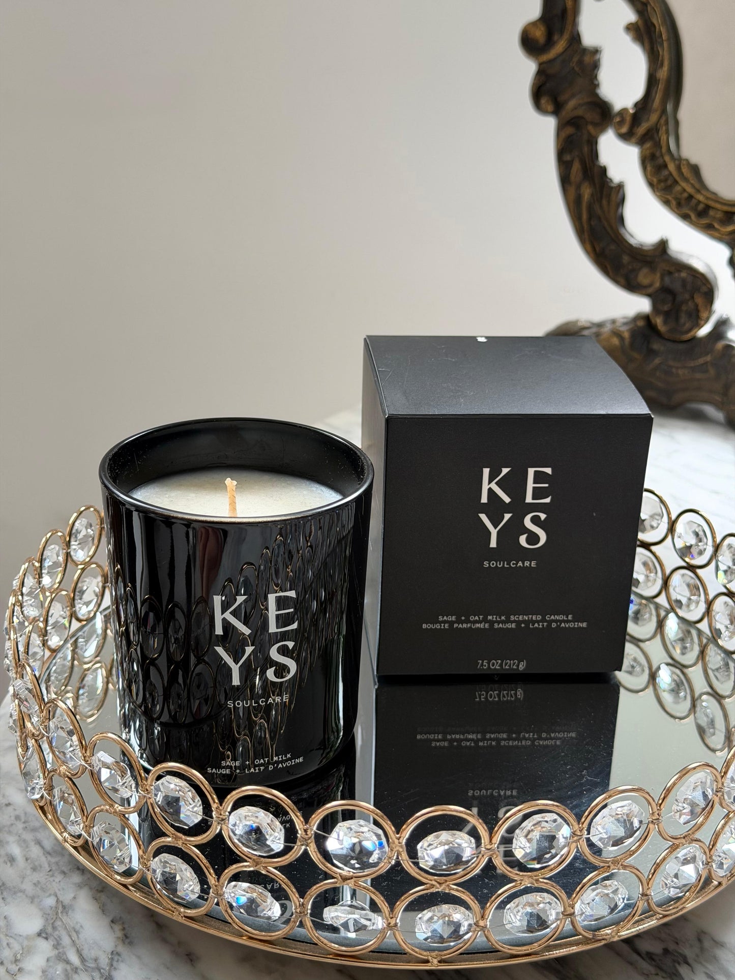 KEYS SOULCARE Sage + Oat Milk Scented Candle