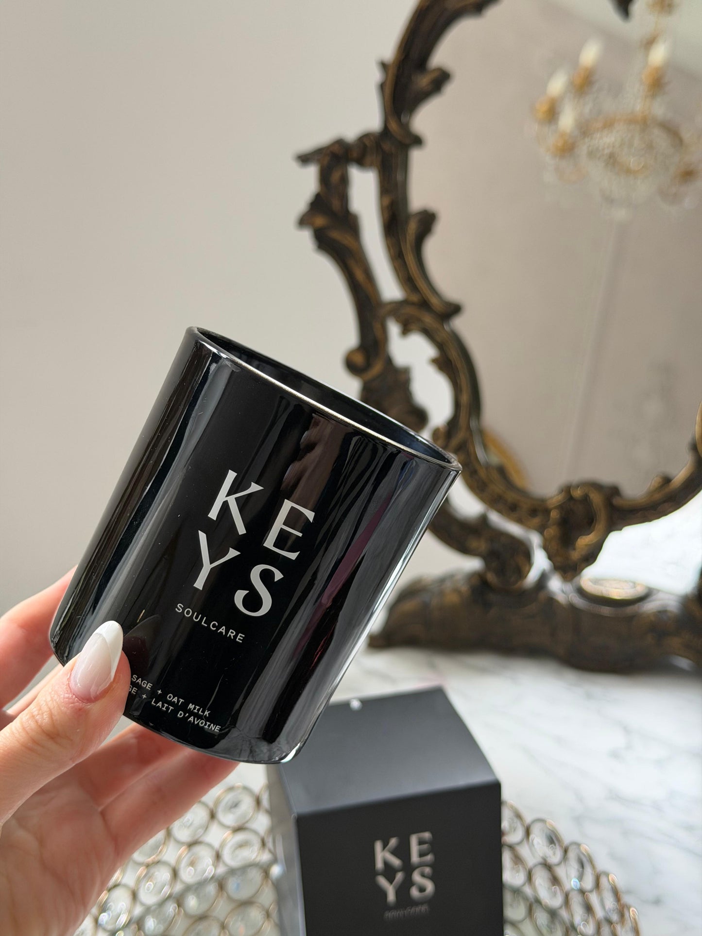 KEYS SOULCARE Sage + Oat Milk Scented Candle