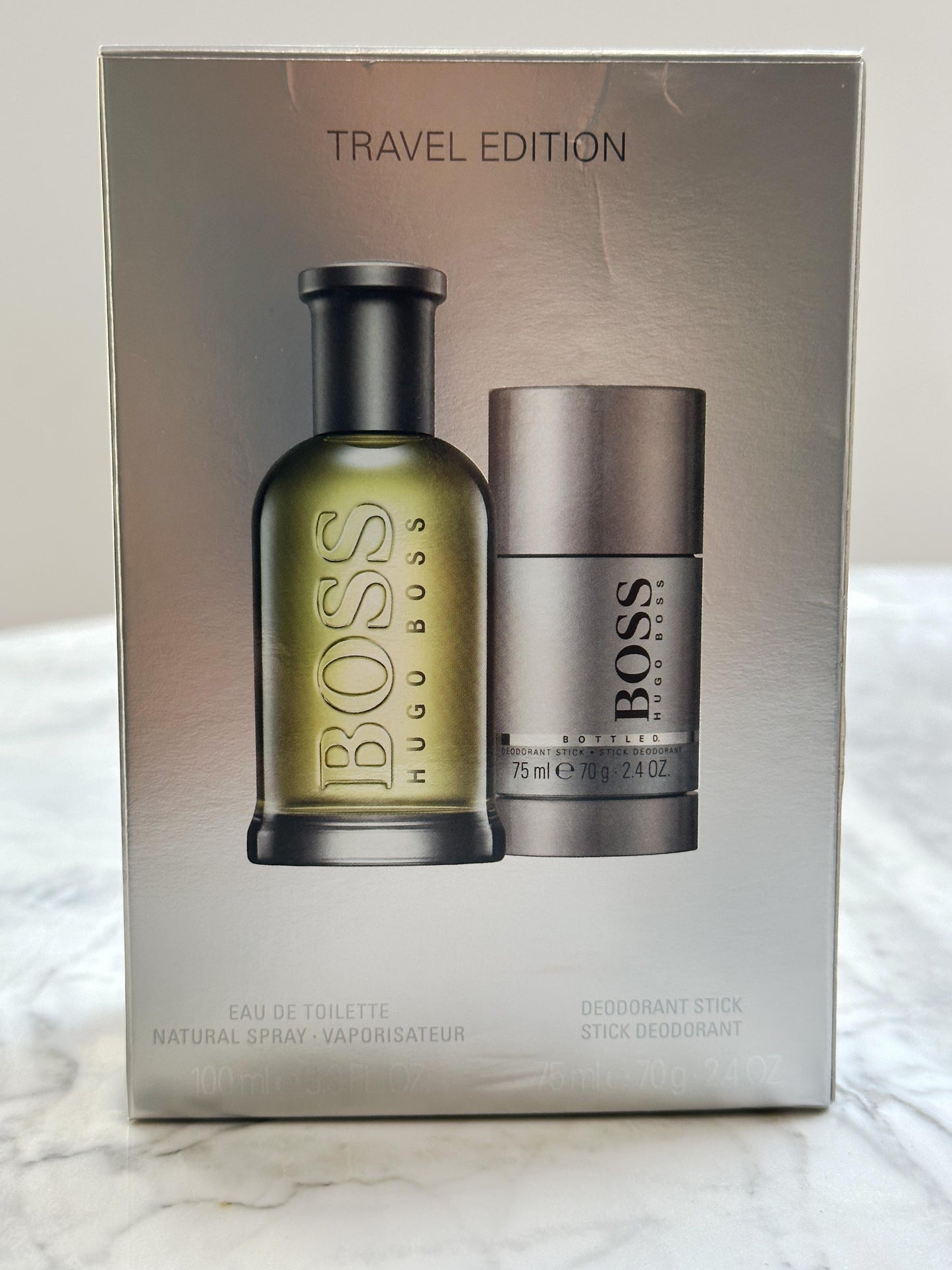 HUGO BOSS Bottled Travel Edition Set 100ml + 75ml Deo Stick