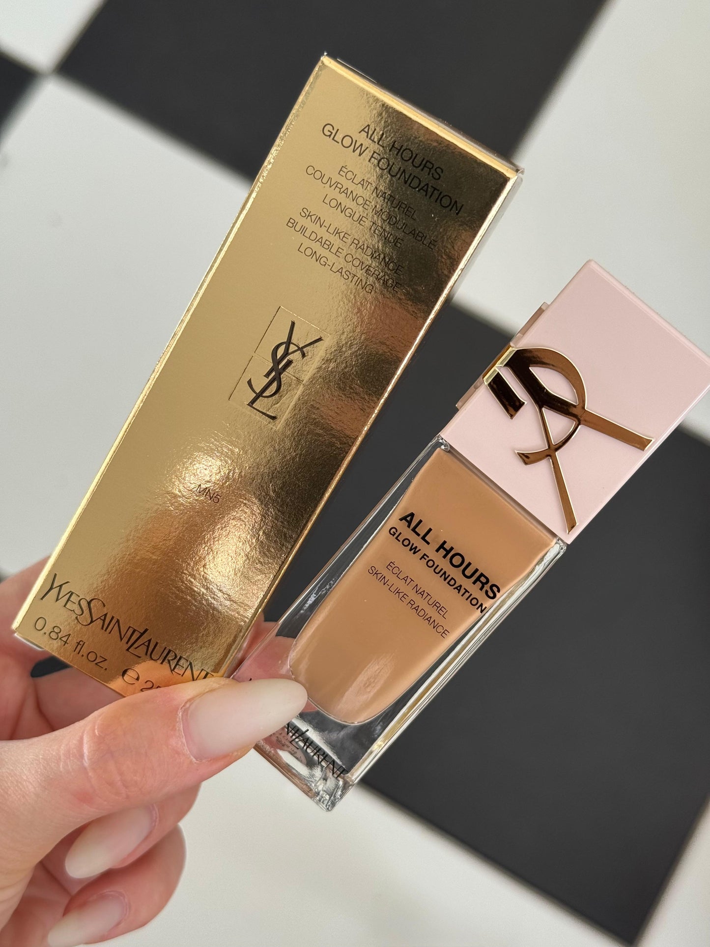 YSL All Hours Glow Foundation
Skin-Like Radiance Buildable Coverage