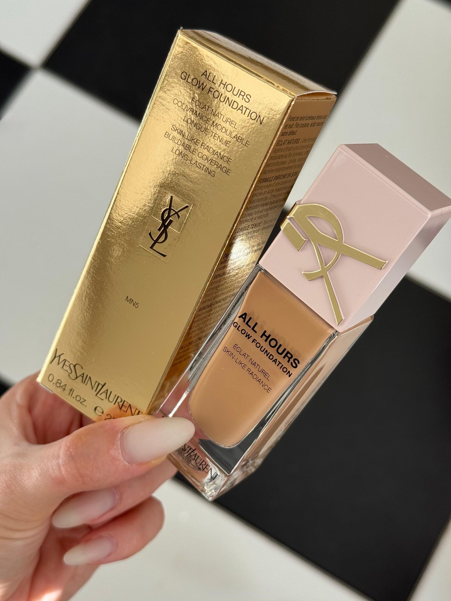 YSL All Hours Glow Foundation
Skin-Like Radiance Buildable Coverage