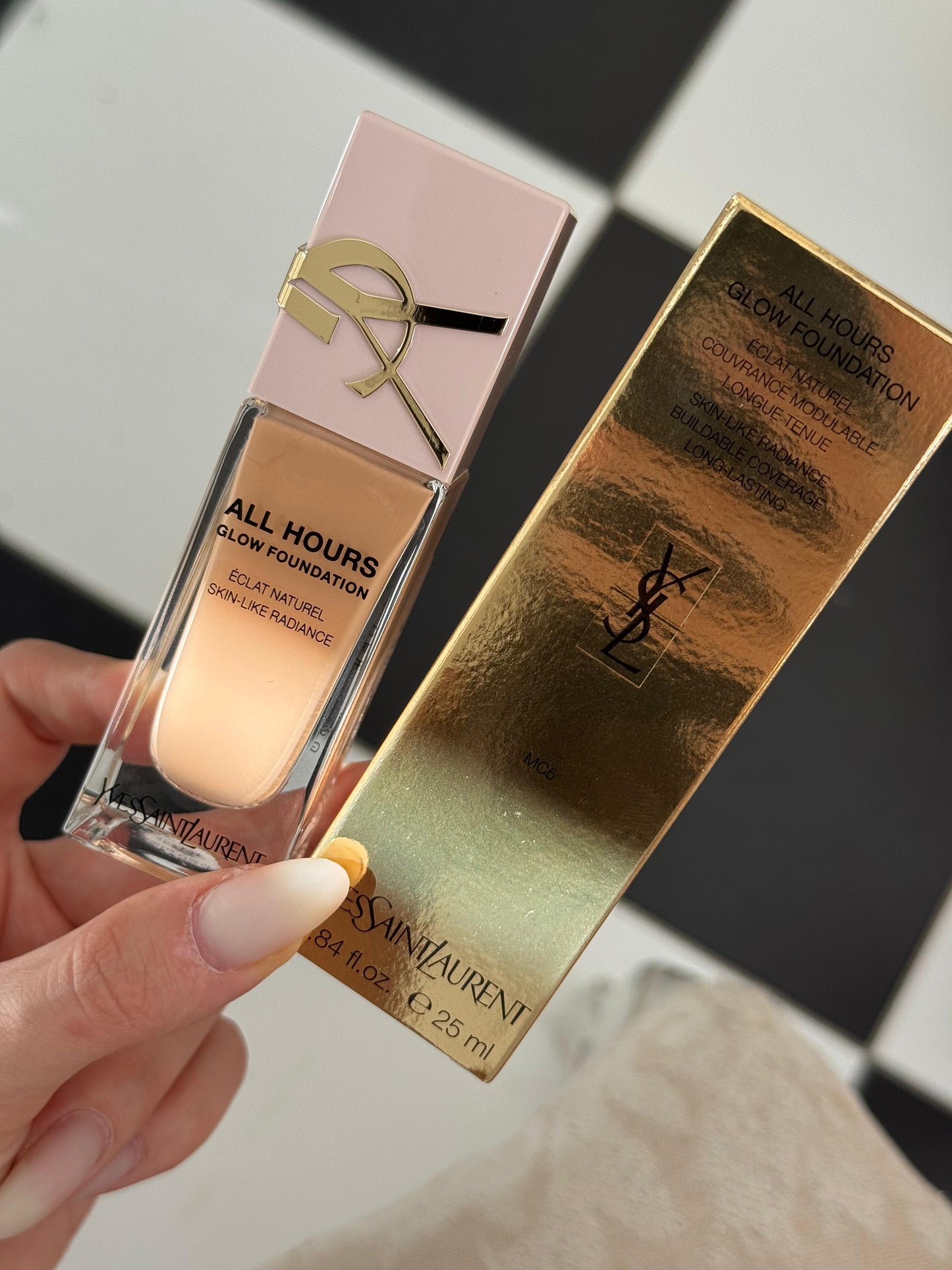 YSL All Hours Glow Foundation
Skin-Like Radiance Buildable Coverage