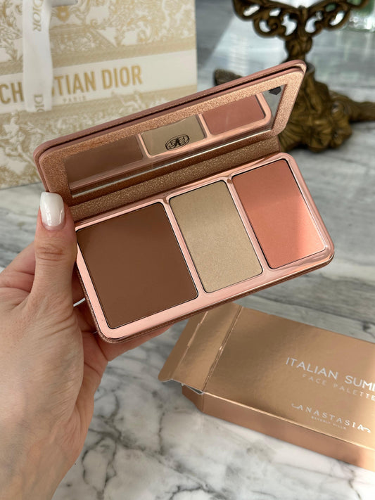 ANASTASIA BEVERLY HILLS Italian Summer 
All-in-one Face Palette Featuring Bronzer, Highlighter