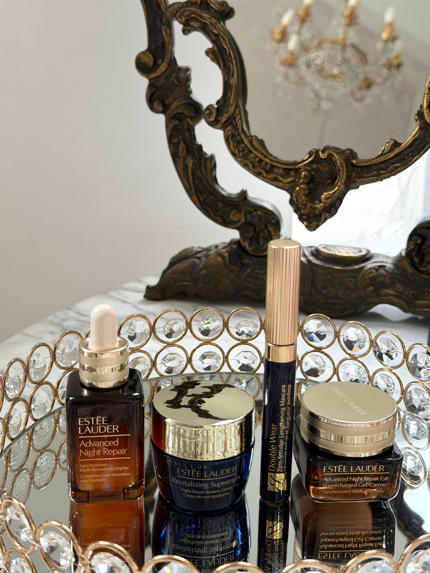 ESTEE LAUDEE Beauty Secrets Unwrapped Repair + Lift + Brighten Skincare Set