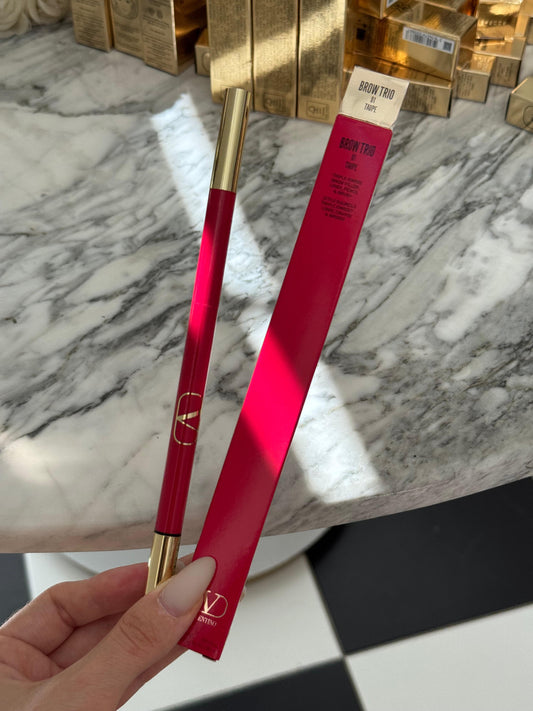 VALENTINO Brow Trio Triple-Ended Brow Filler: Liner, Pencil & Brush