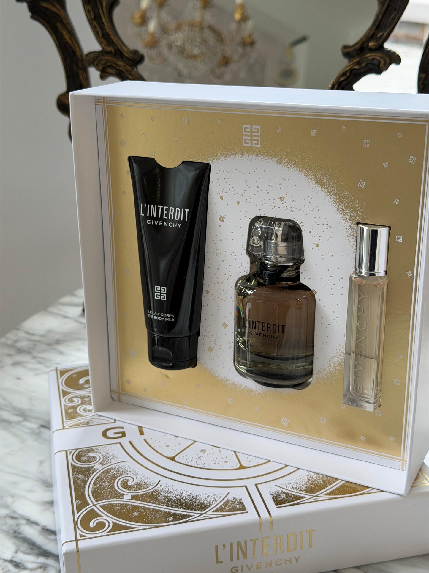 GIVENCHY L’Interdit Eau de Parfum 50ml Gift Set (Body Milk 75ml + Travel Spray 12.5ml)