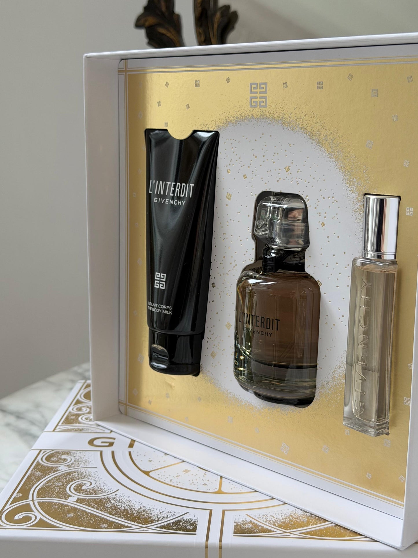 GIVENCHY L’Interdit Eau de Parfum 50ml Gift Set (Body Milk 75ml + Travel Spray 12.5ml)