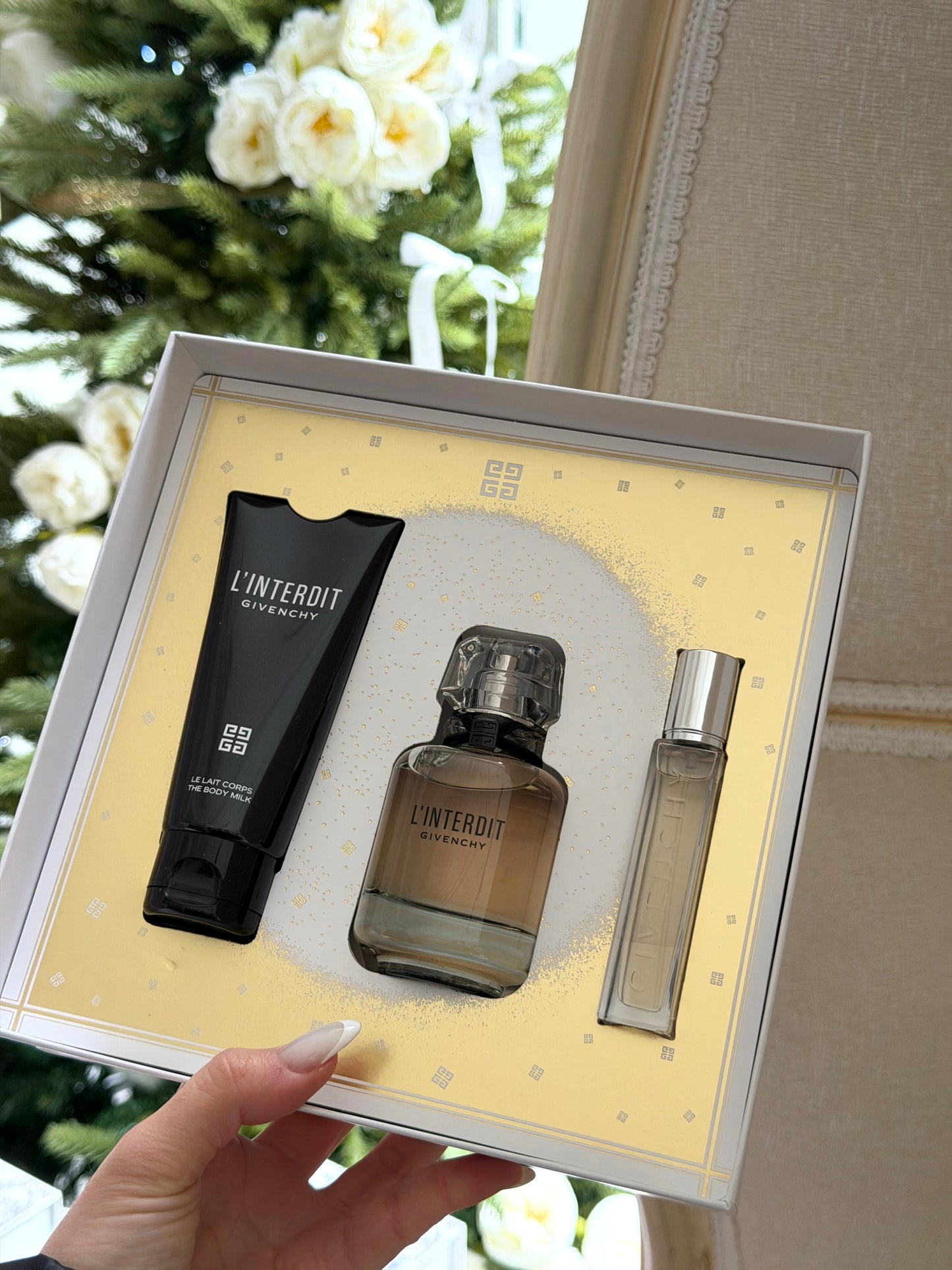 GIVENCHY L’Interdit Eau de Parfum 50ml Gift Set (Body Milk 75ml + Travel Spray 12.5ml)