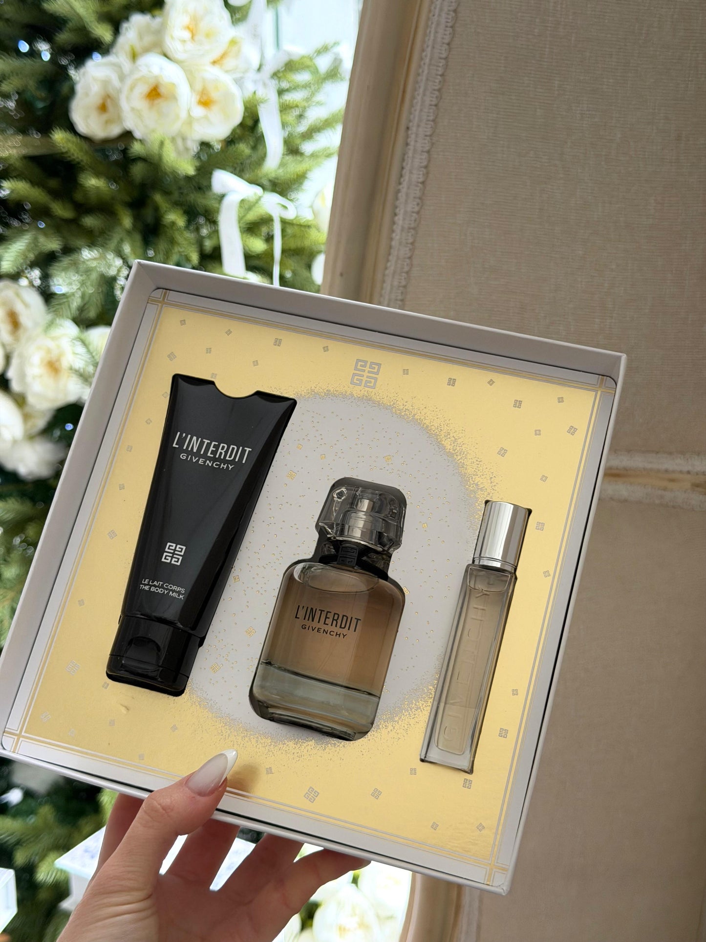 GIVENCHY L’Interdit Eau de Parfum 50ml Gift Set (Body Milk 75ml + Travel Spray 12.5ml)
