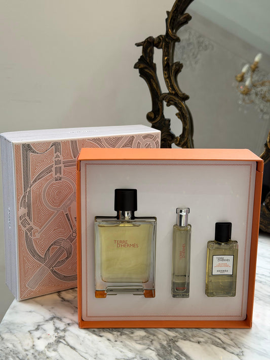 HERMES Terre D’Hermès Eau de Toilette Gift Set For Men