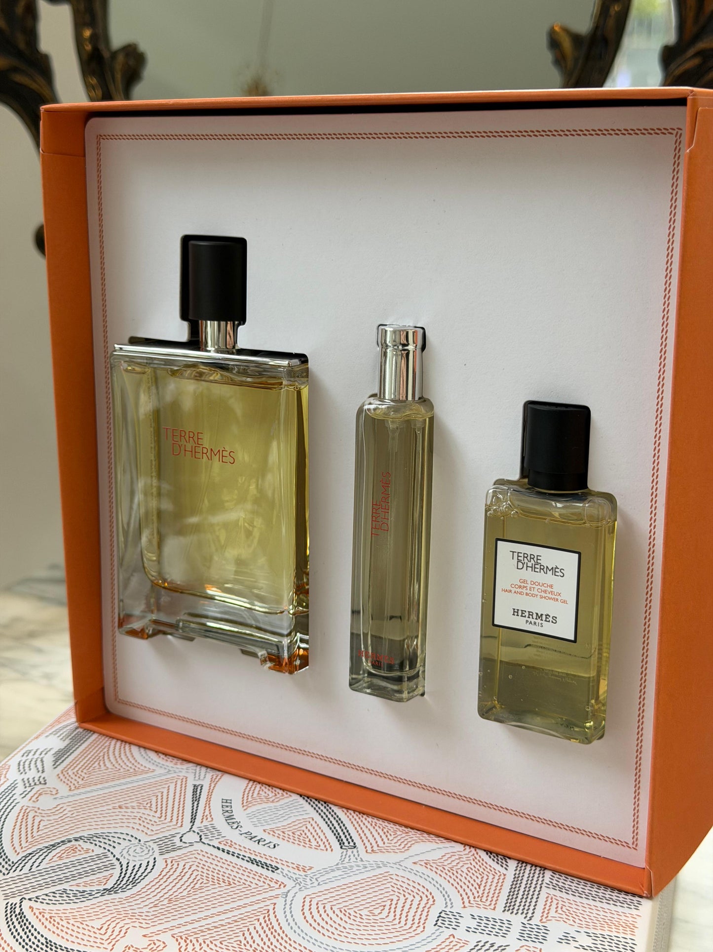 HERMES Terre D’Hermès Eau de Toilette Gift Set For Men