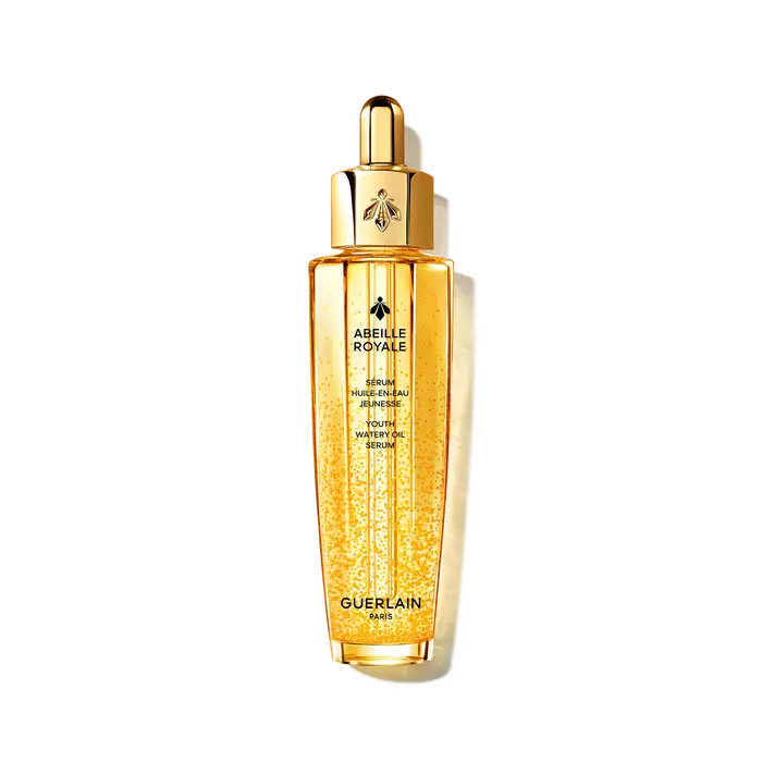GUERLAIN Abeille Royale
Youth Watery Oil Serum
Replumps, Smoothes, Illuminates
All Skin Types, Even Sensitive