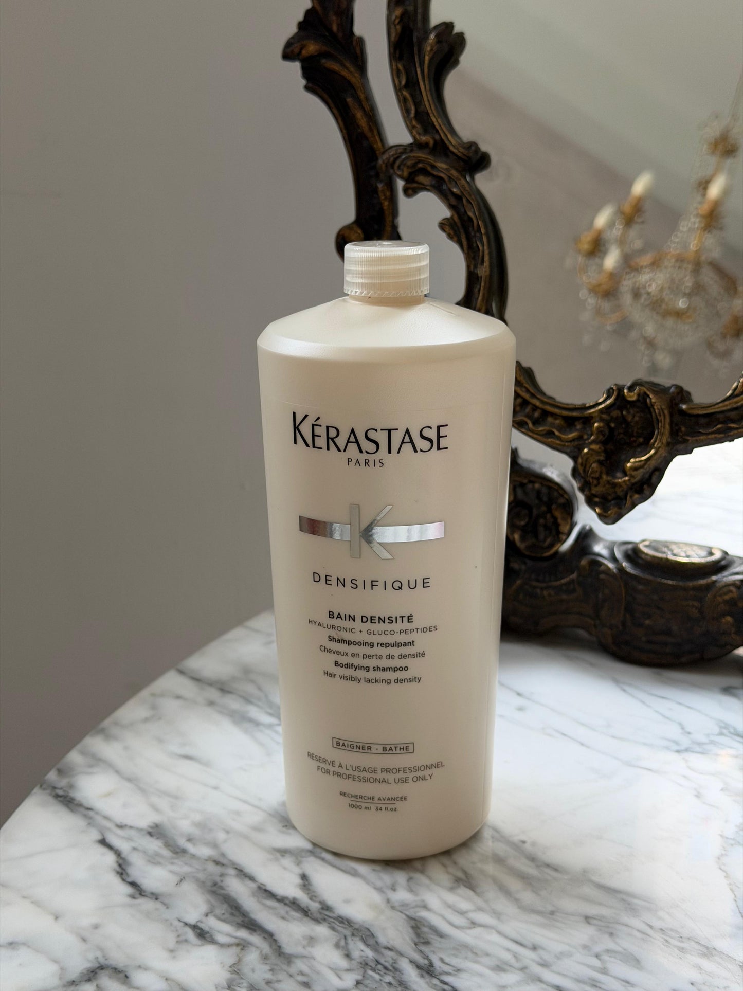 KÉRASTASE Densifique 1L
Bain Densité Bodifying Shampoo
Hyaluronic Acid For Thinning Hair