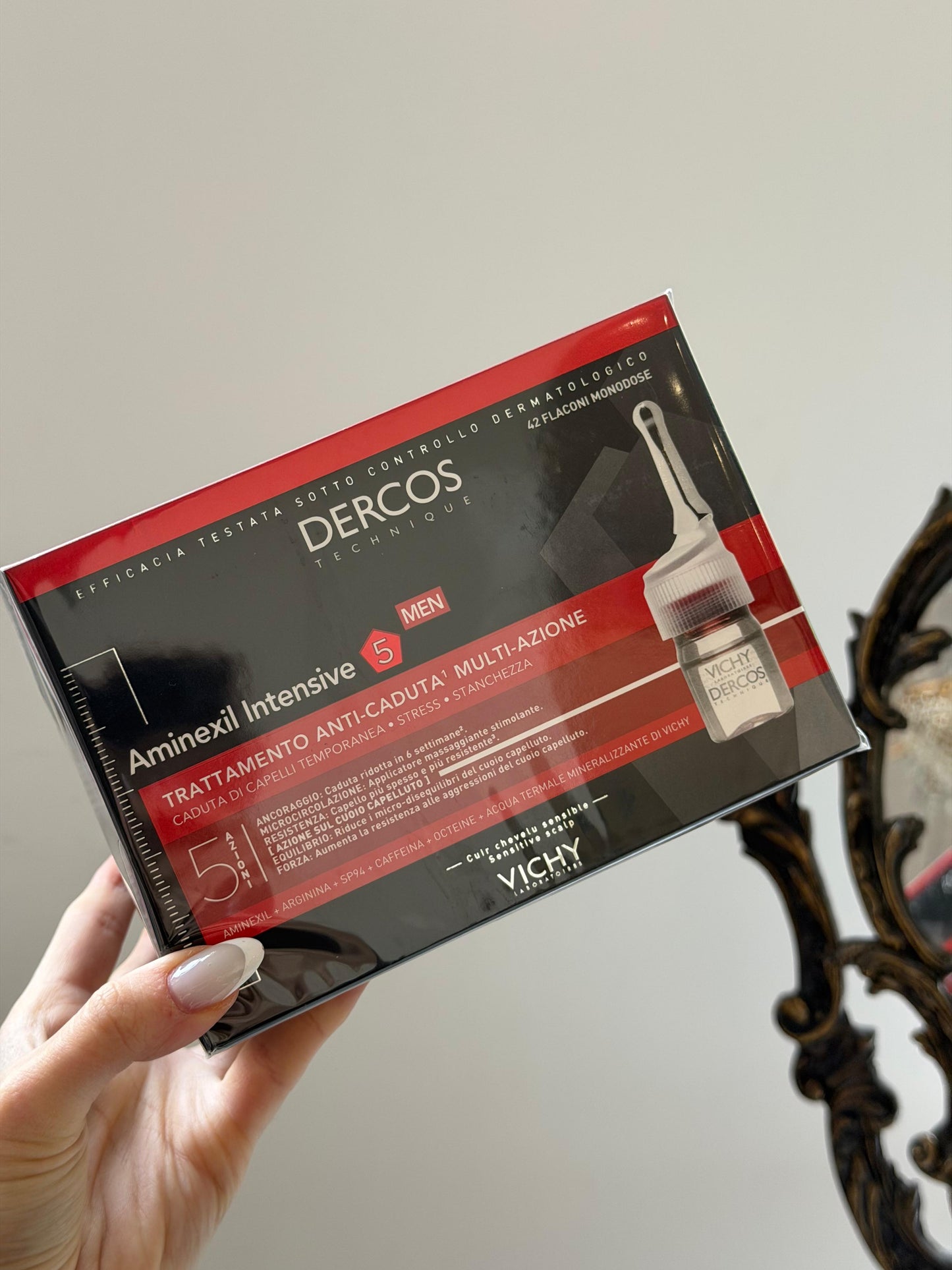 VICHY DERCOS Aminexil Intensive 5 For Men - Anti-Hair Loss Treatments