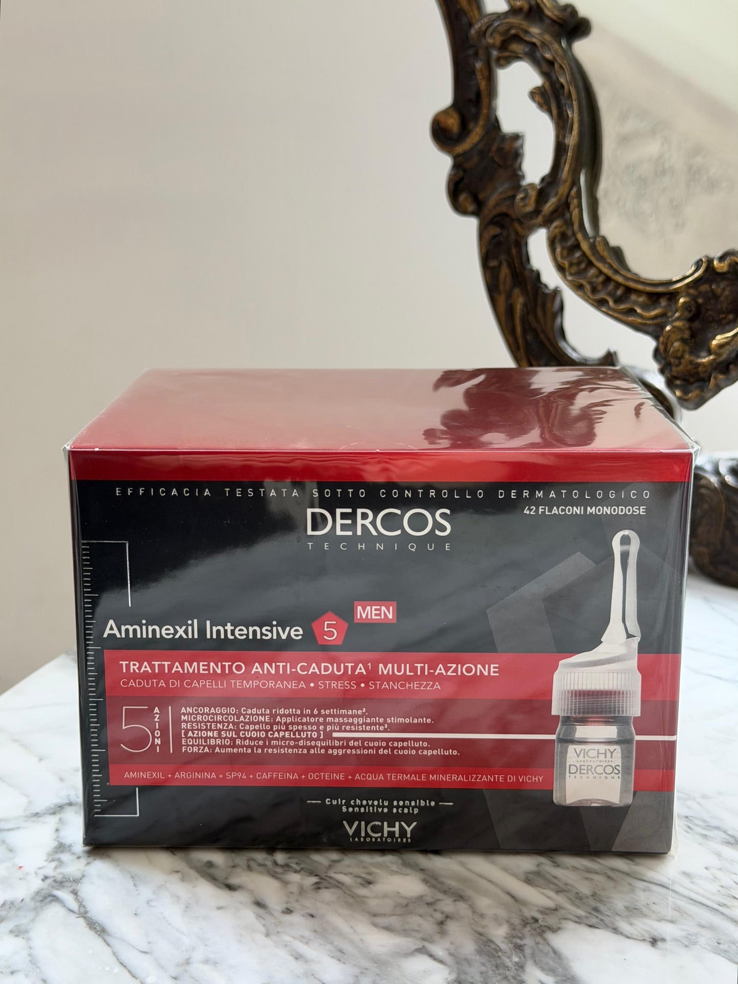 VICHY DERCOS Aminexil Intensive 5 For Men - Anti-Hair Loss Treatments