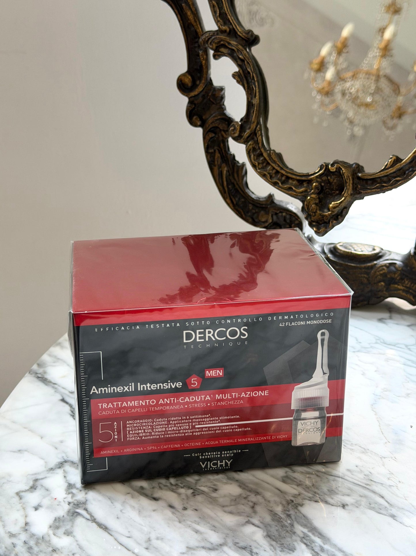 VICHY DERCOS Aminexil Intensive 5 For Men - Anti-Hair Loss Treatments