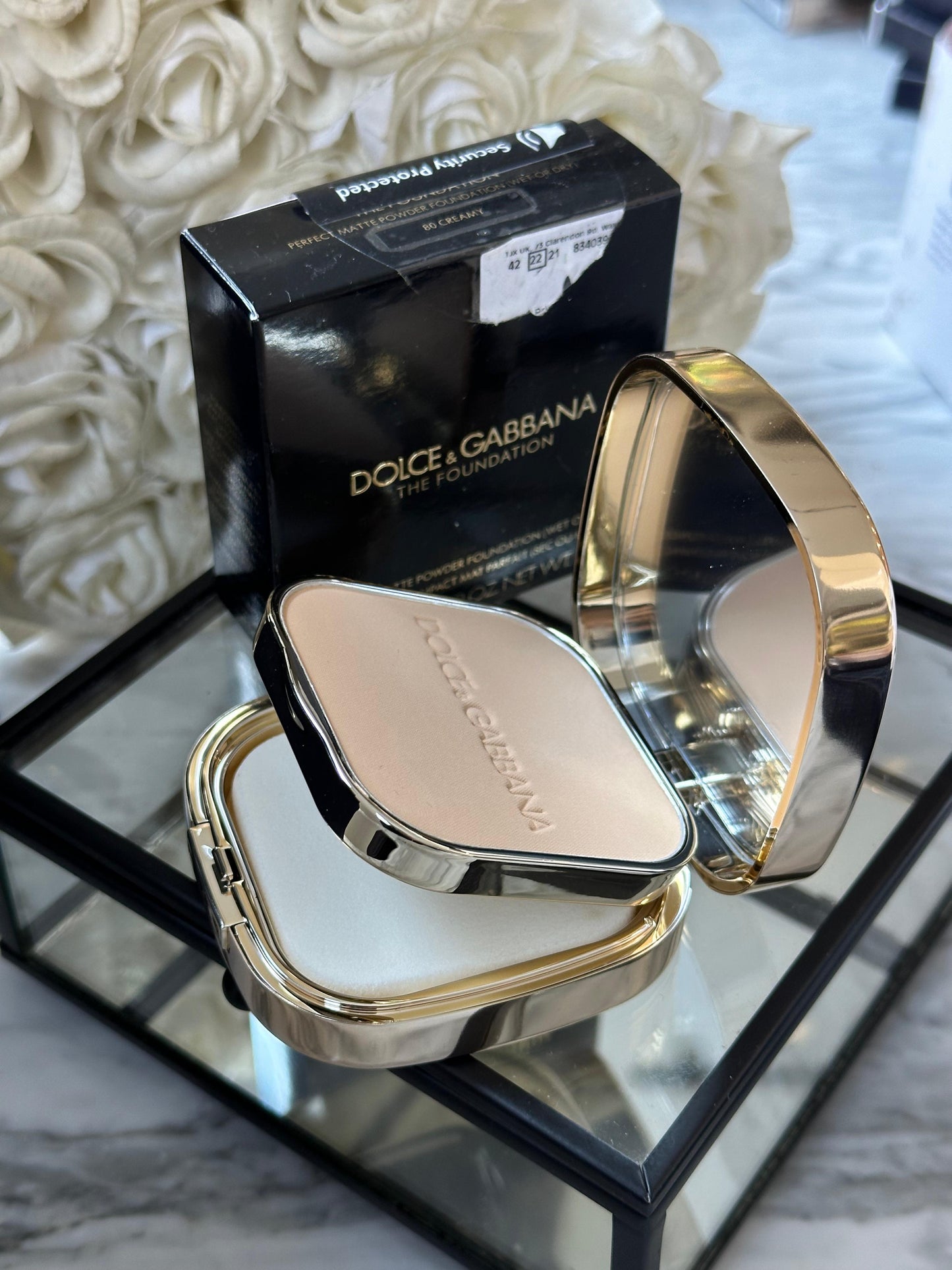 DOLCE&GABBANA The Foundation
Perfect Matte Powder Foundation - With Mirror And Applicator Color