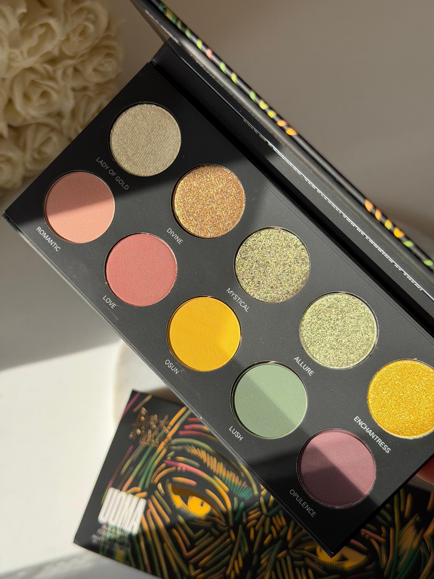 UOMA Black Magic Color Eyeshadow Palette - Allure