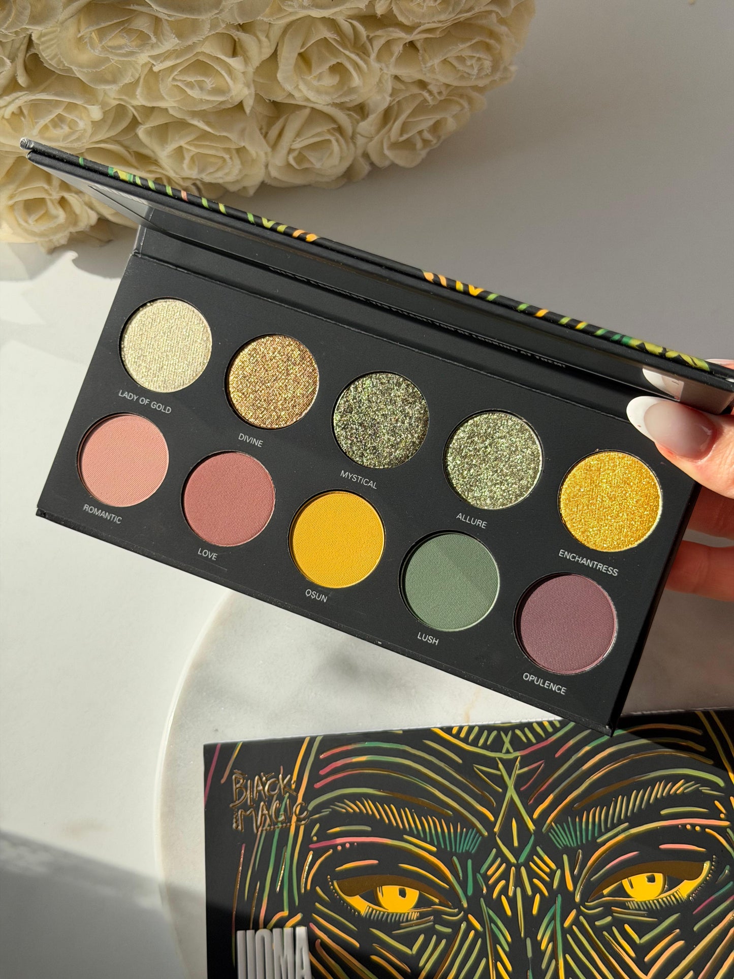 UOMA Black Magic Color Eyeshadow Palette - Allure