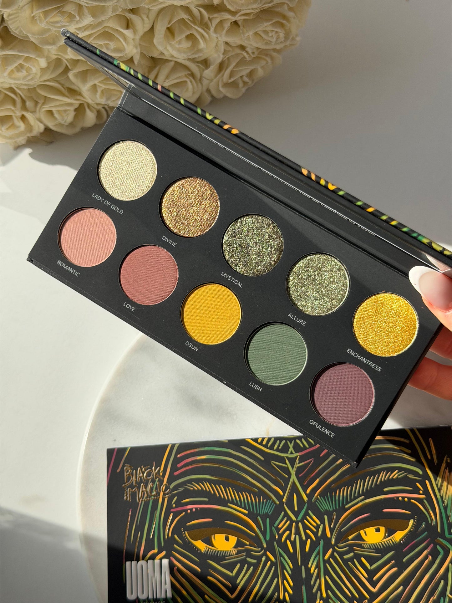 UOMA Black Magic Color Eyeshadow Palette - Allure