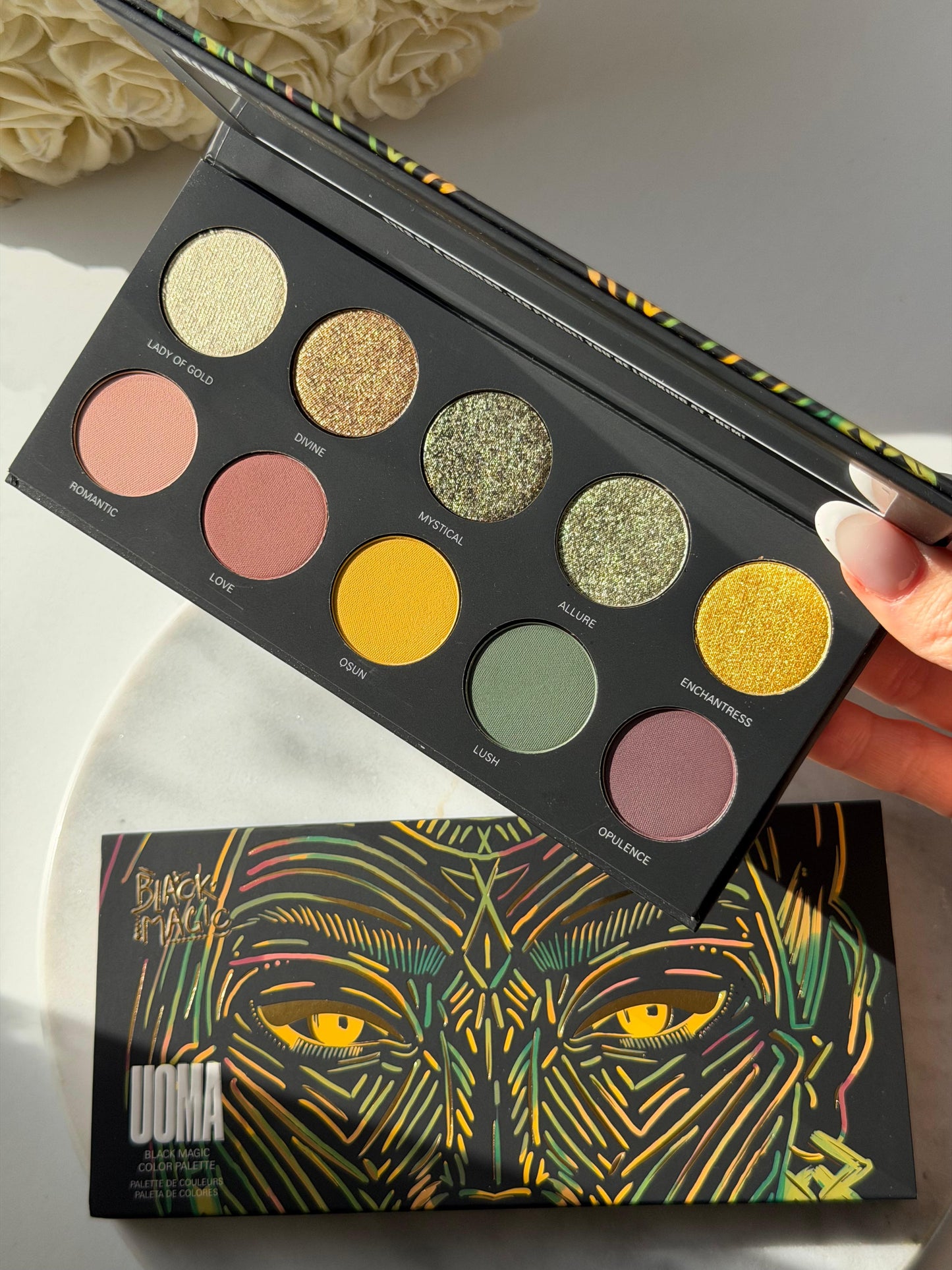 UOMA Black Magic Color Eyeshadow Palette - Allure
