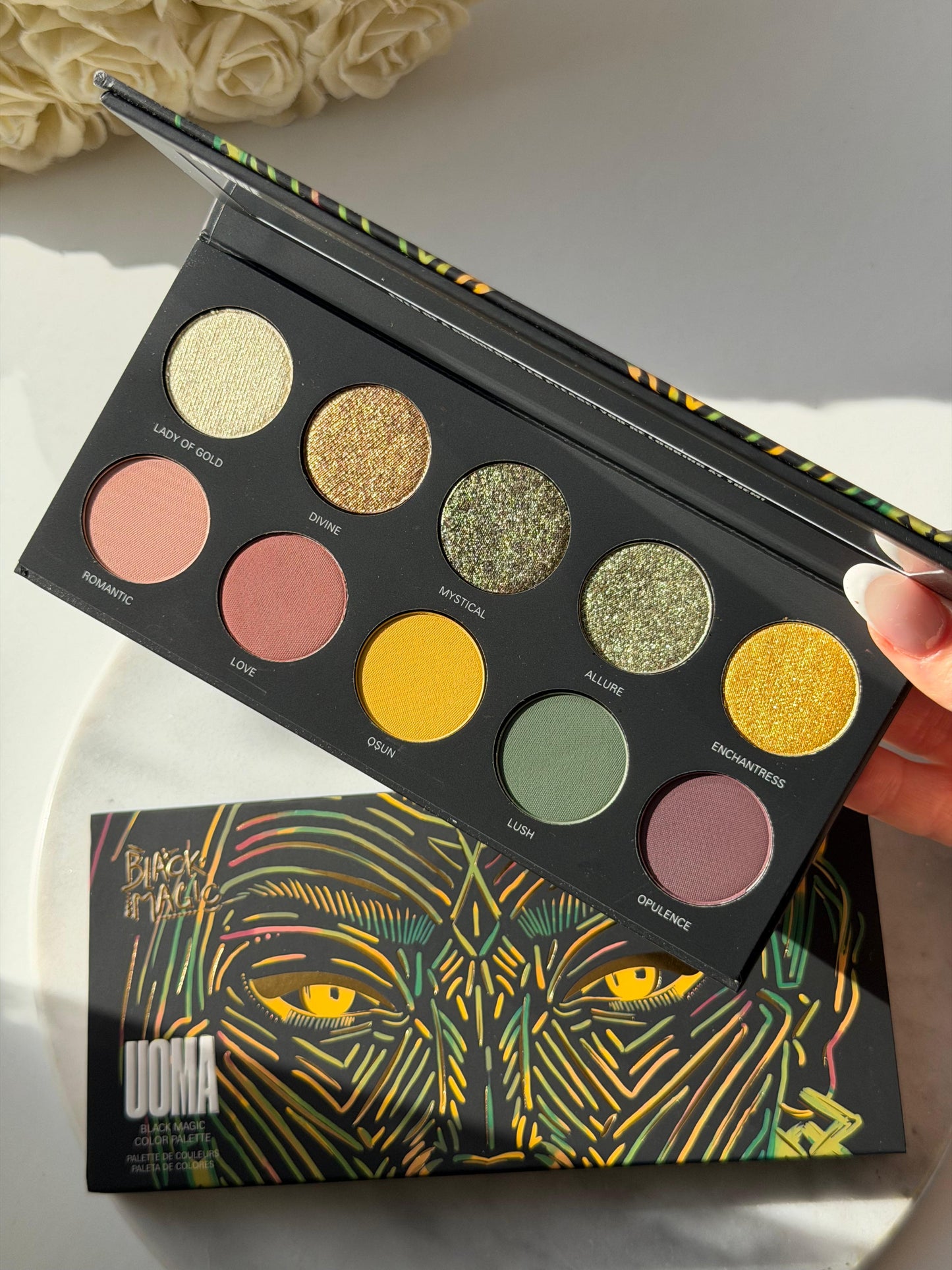 UOMA Black Magic Color Eyeshadow Palette - Allure
