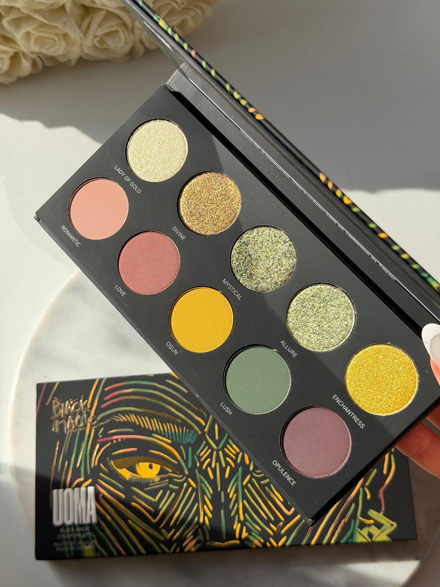 UOMA Black Magic Color Eyeshadow Palette - Allure