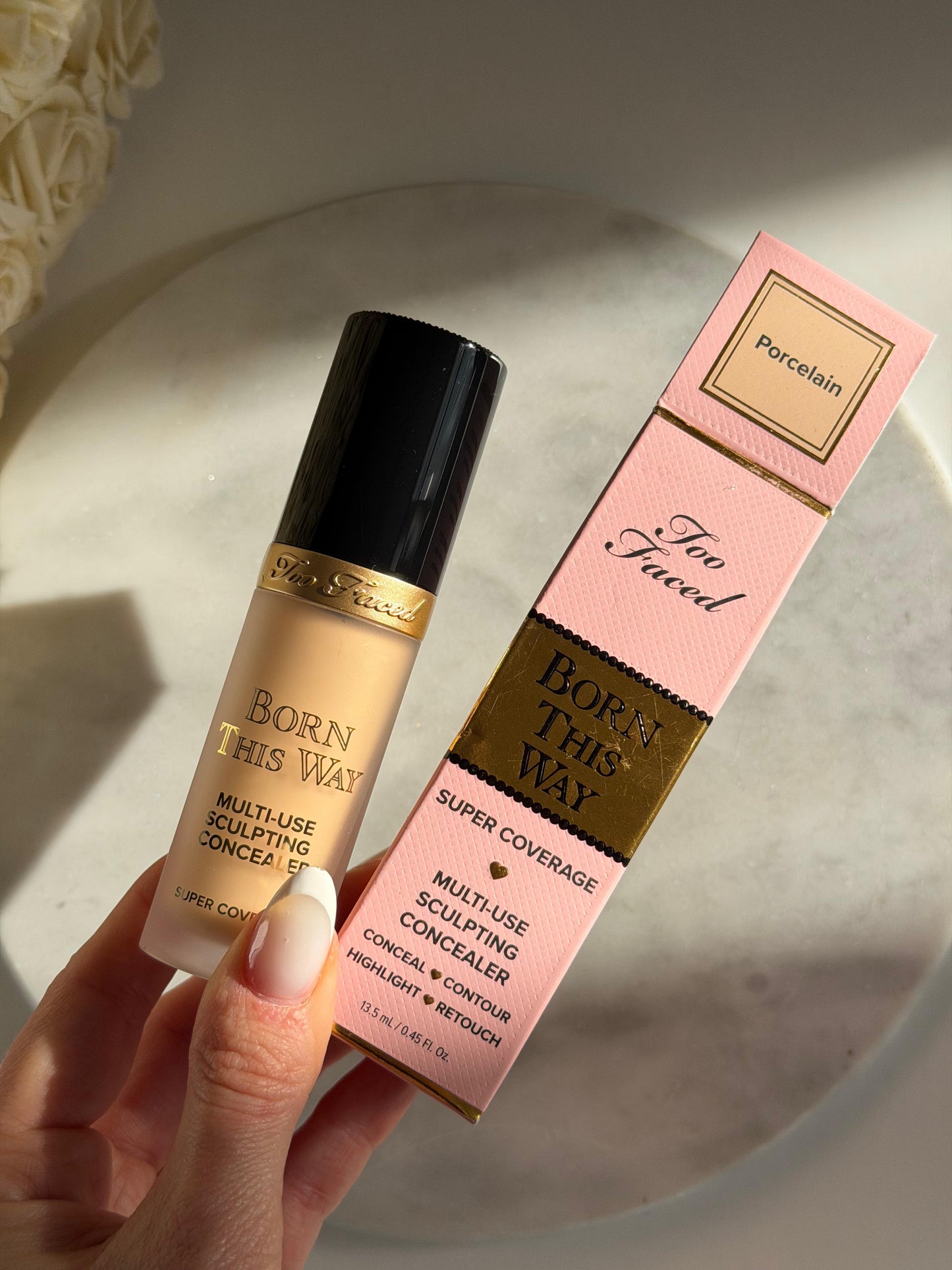 TOO FACED Born This Way Super Coverage Multi-Use Concealer - Porcelain
Flawless, Hydrating, Longwearing