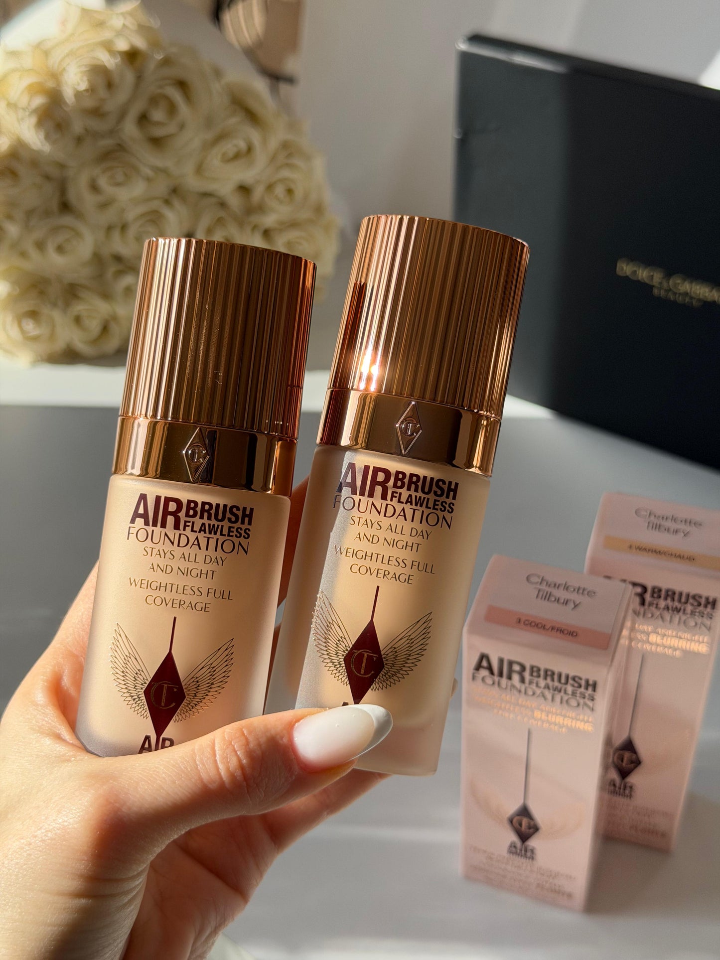 CHARLOTTE TILBURY Airbrush Flawless Foundation (3) - Stays All Day And Night, Full Coverage