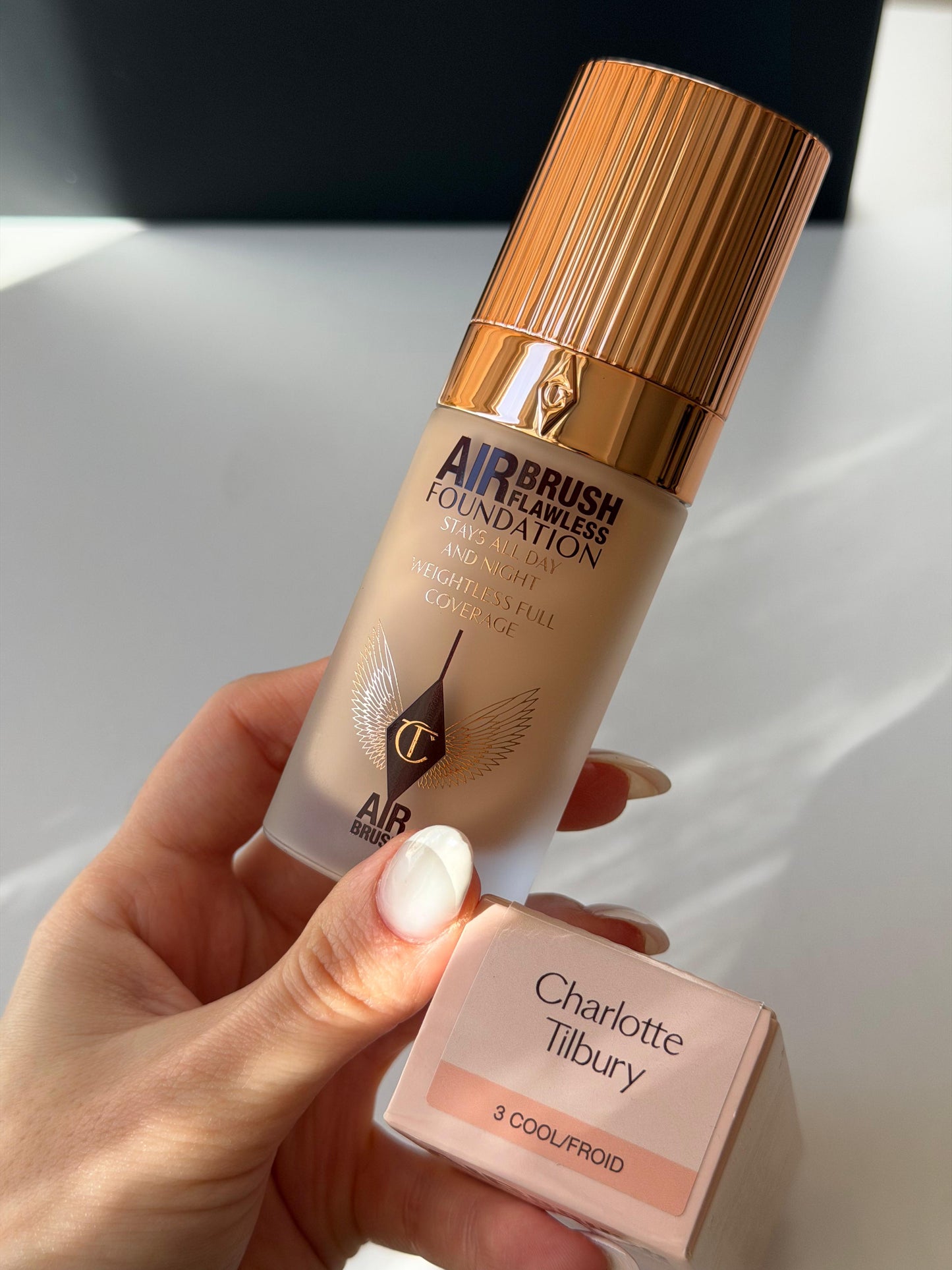 CHARLOTTE TILBURY Airbrush Flawless Foundation (3) - Stays All Day And Night, Full Coverage