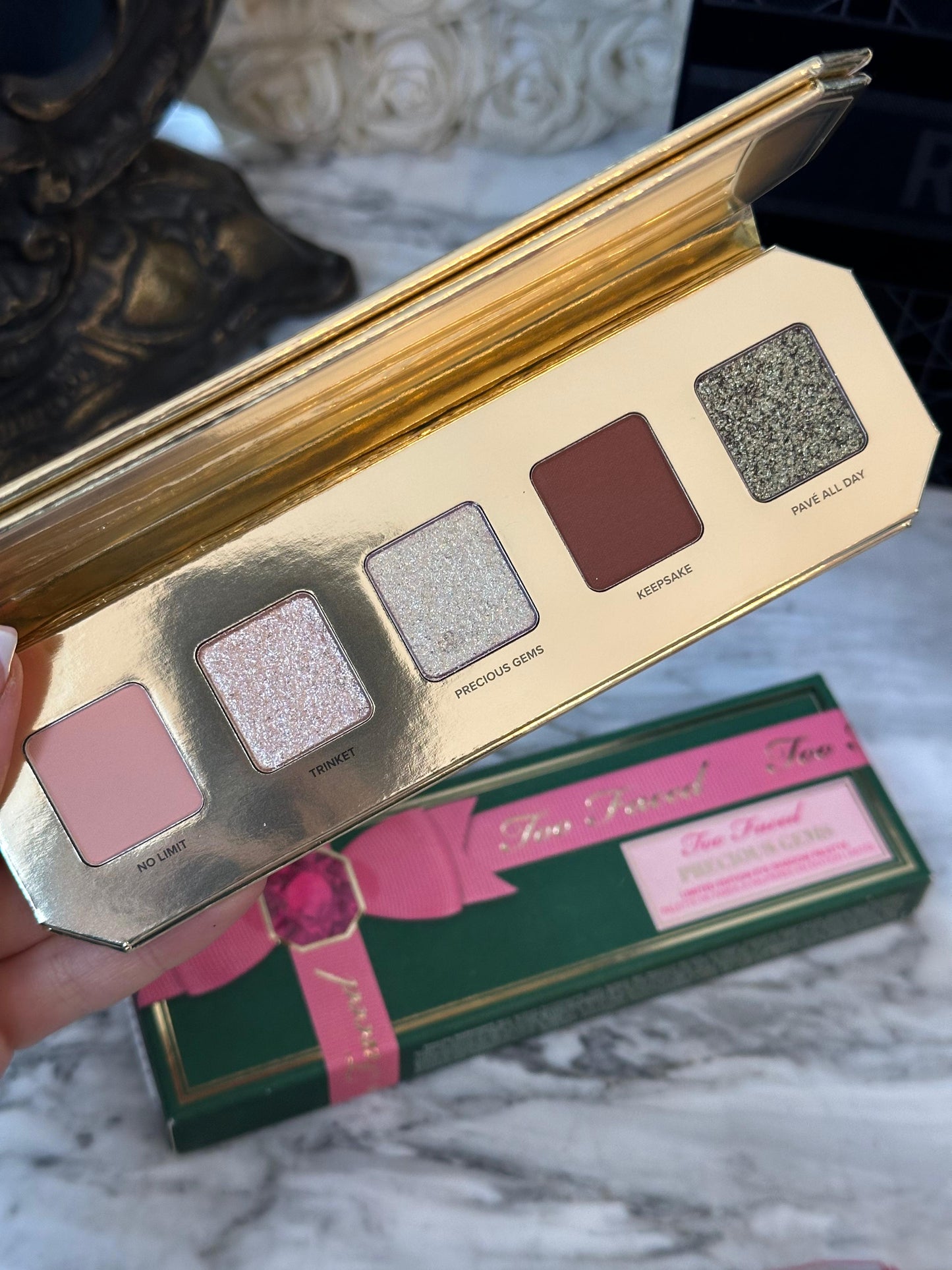 TOO FACED Precious Gems Eye Shadow Palette
Limited Edition Ready-To-Gift Holiday Palette