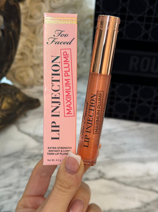 TOO FACED Lip Injection Extreme Lip Plumper - Hydrating Plumping Lip Gloss - Cotton Candy Kisses