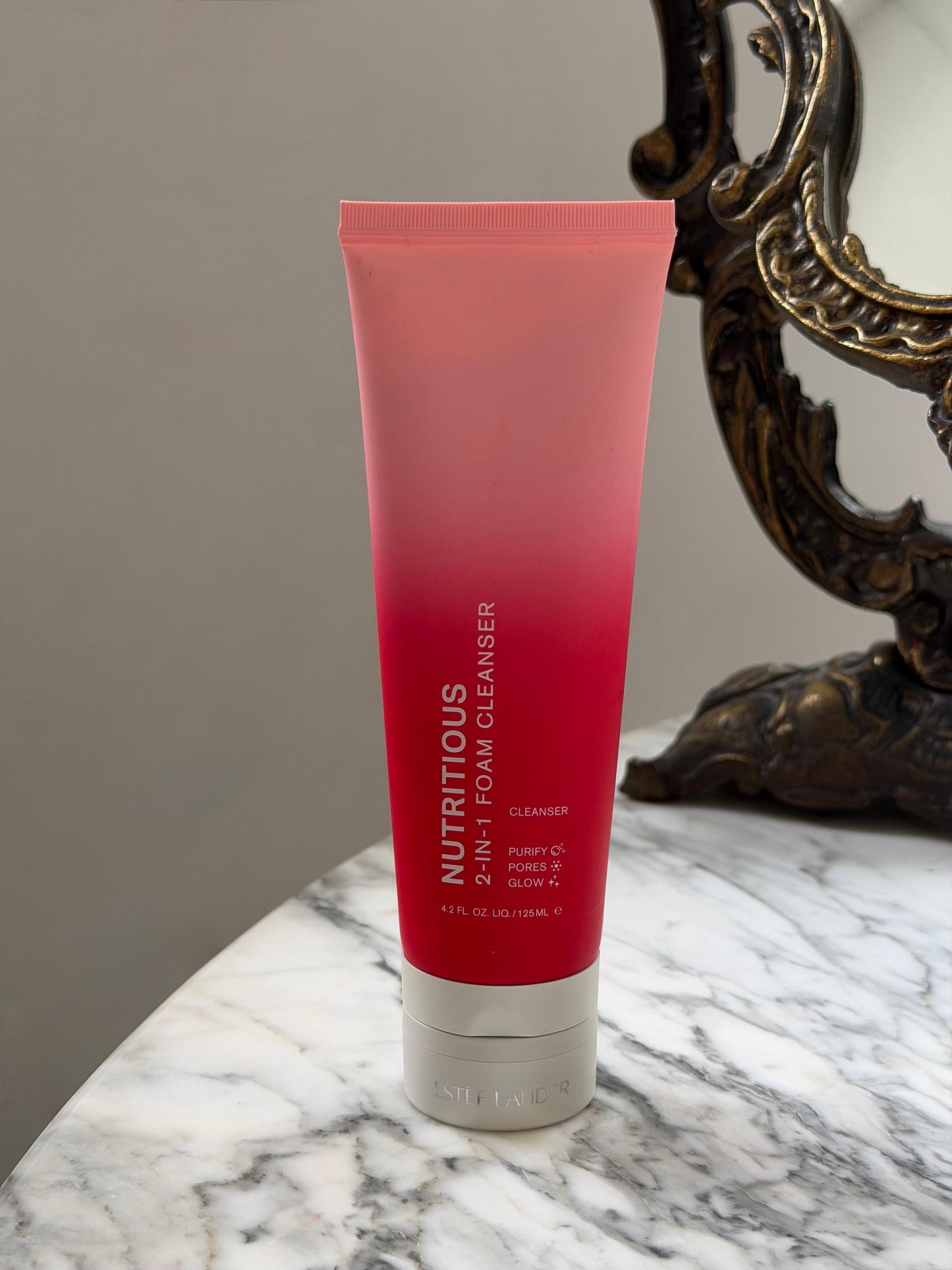 ESTEE LAUDER Nutritious 2-In-1 Foam Cleanser/Purifying Mask