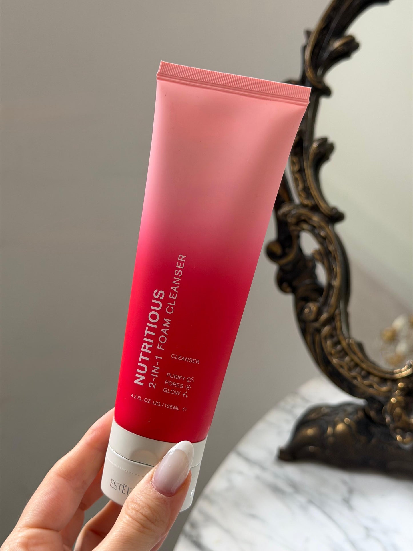 ESTEE LAUDER Nutritious 2-In-1 Foam Cleanser/Purifying Mask