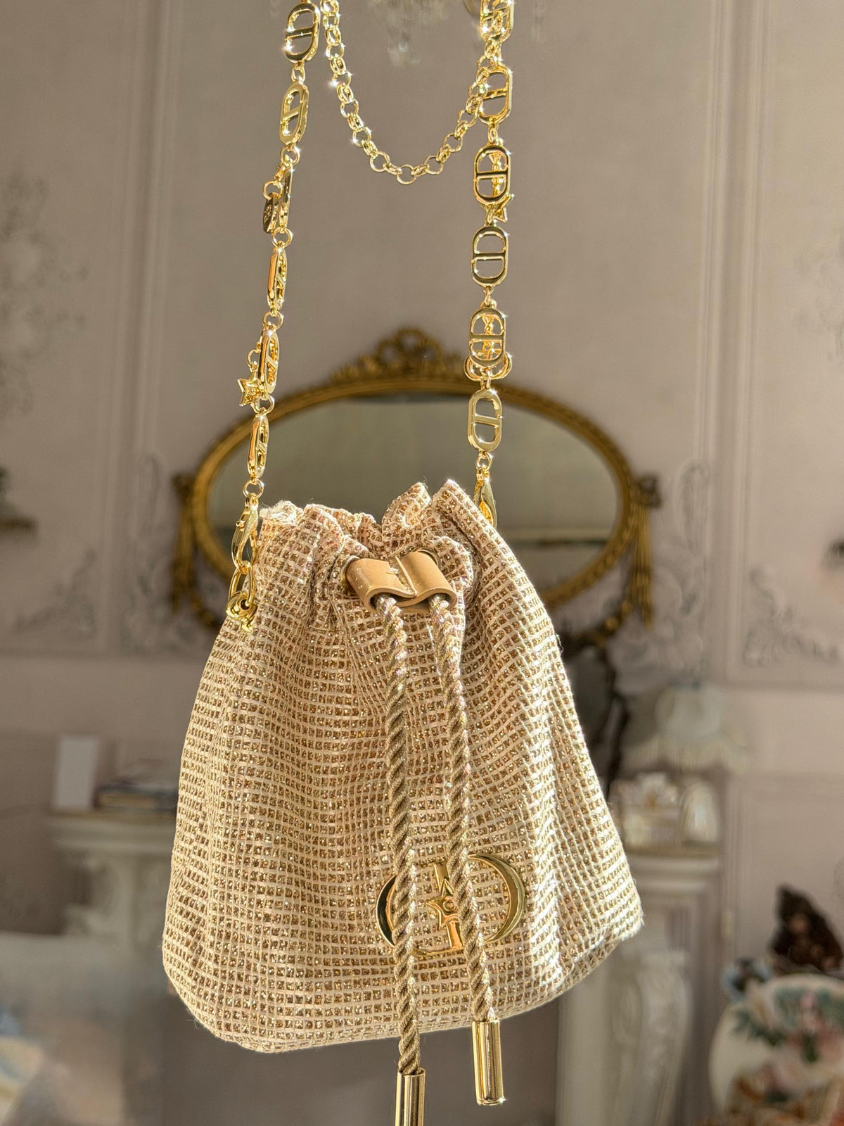 DIOR Golden Chain Beauty Pouch Gift