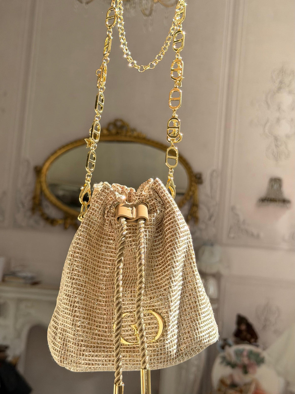 DIOR Golden Chain Beauty Pouch Gift