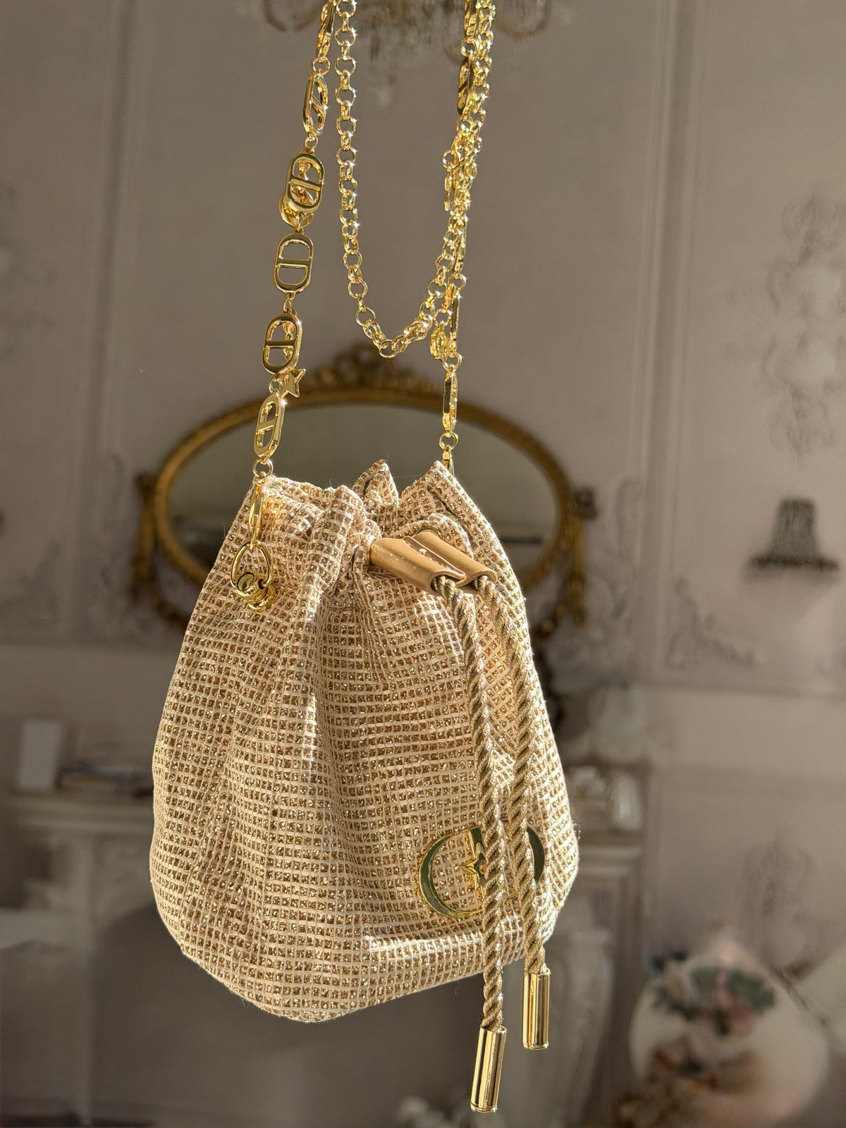 DIOR Golden Chain Beauty Pouch Gift