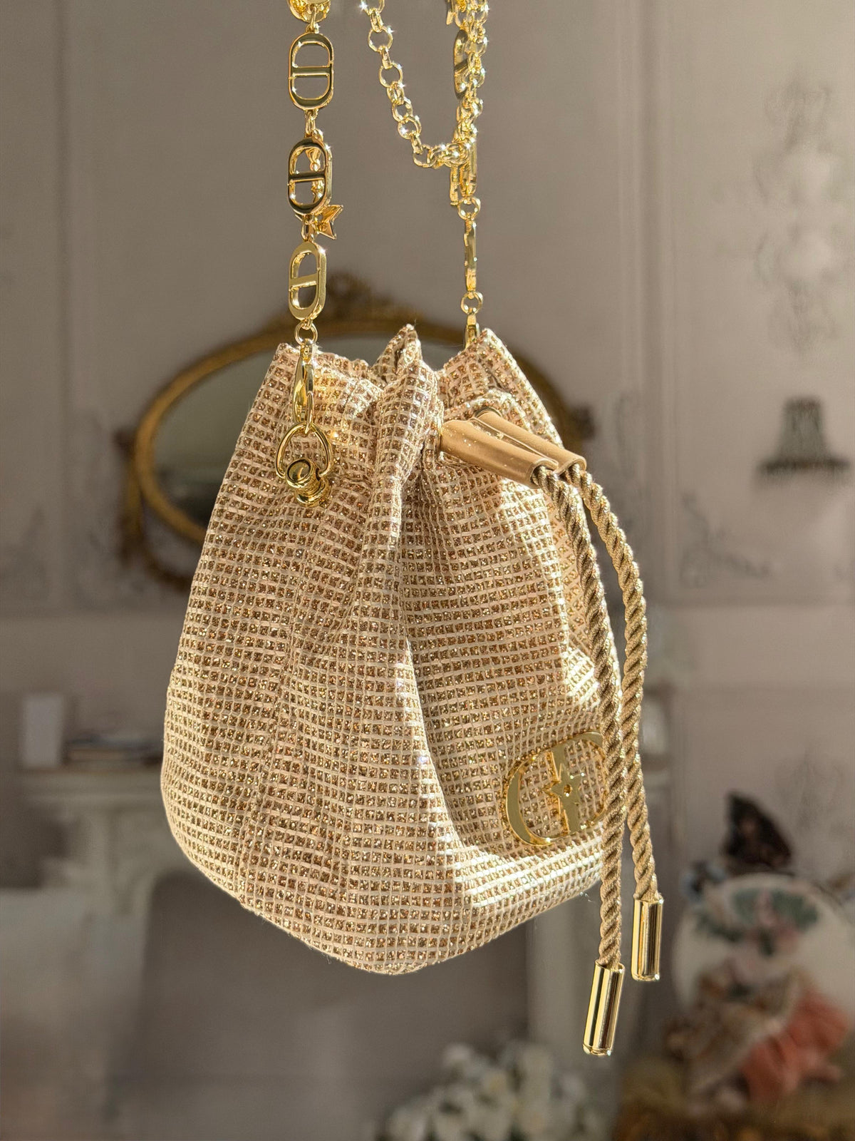DIOR Golden Chain Beauty Pouch Gift
