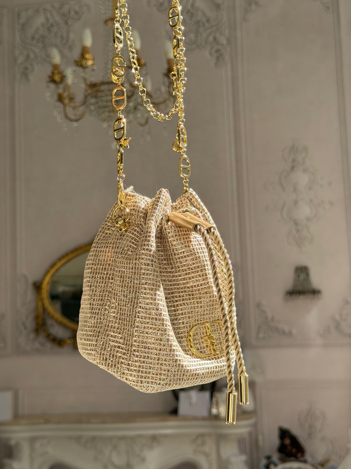 DIOR Golden Chain Beauty Pouch Gift