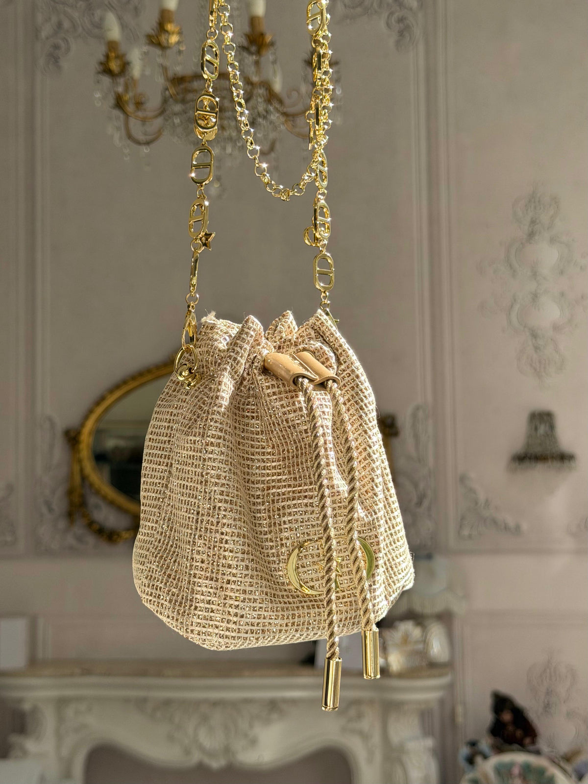 DIOR Golden Chain Beauty Pouch Gift