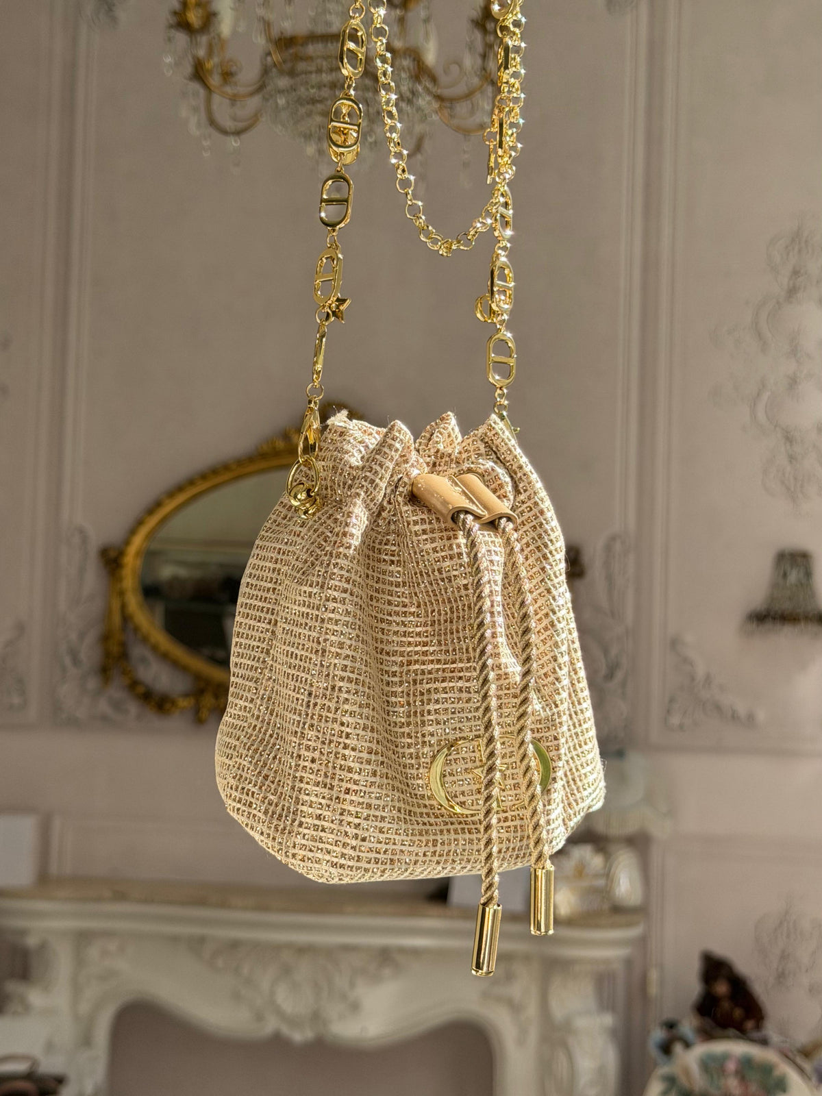 DIOR Golden Chain Beauty Pouch Gift