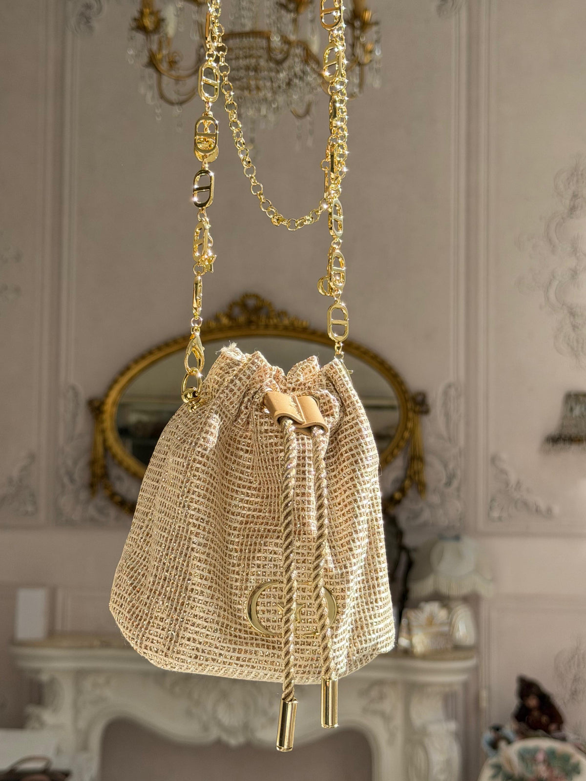 DIOR Golden Chain Beauty Pouch Gift