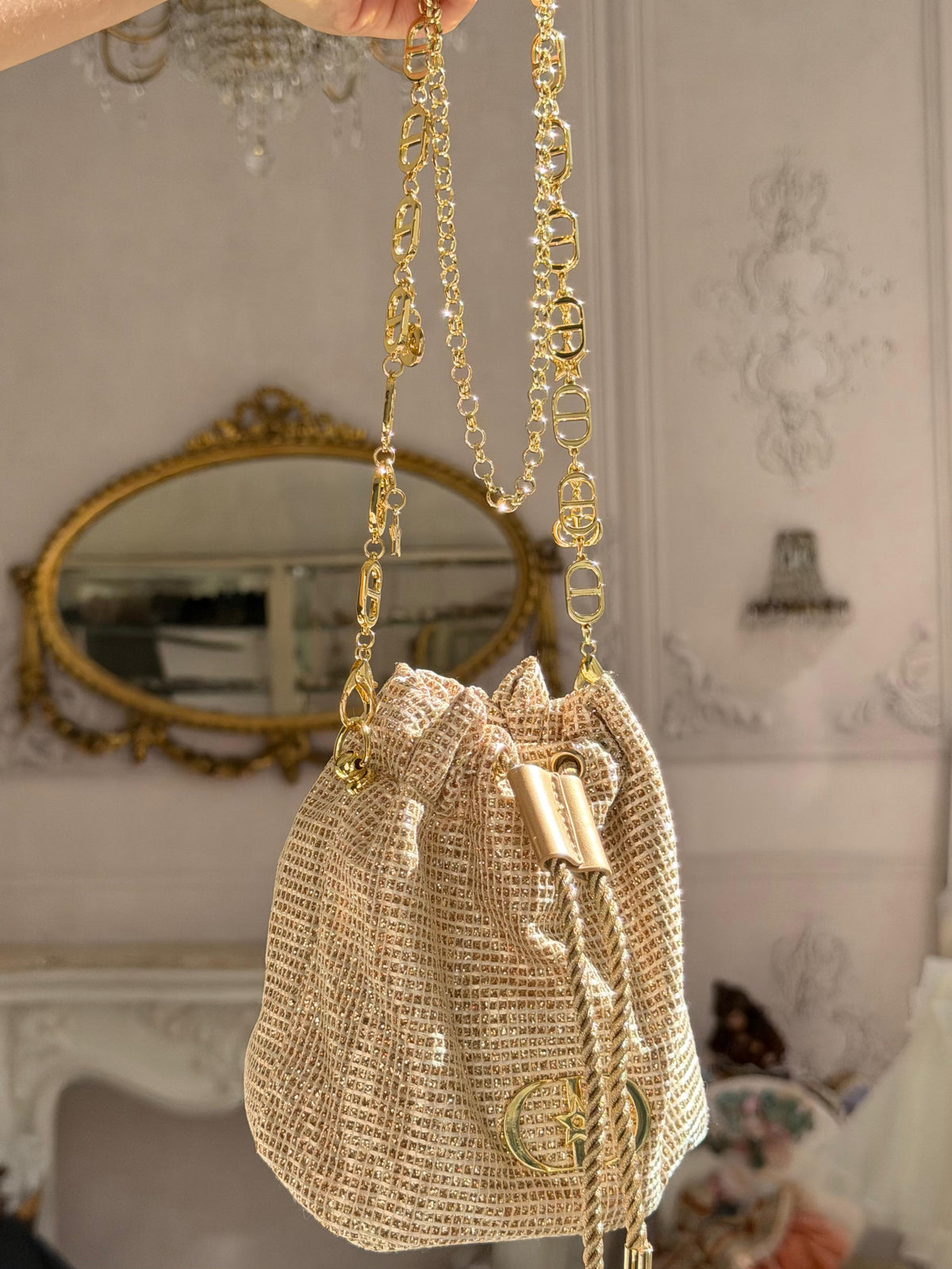 DIOR Golden Chain Beauty Pouch Gift