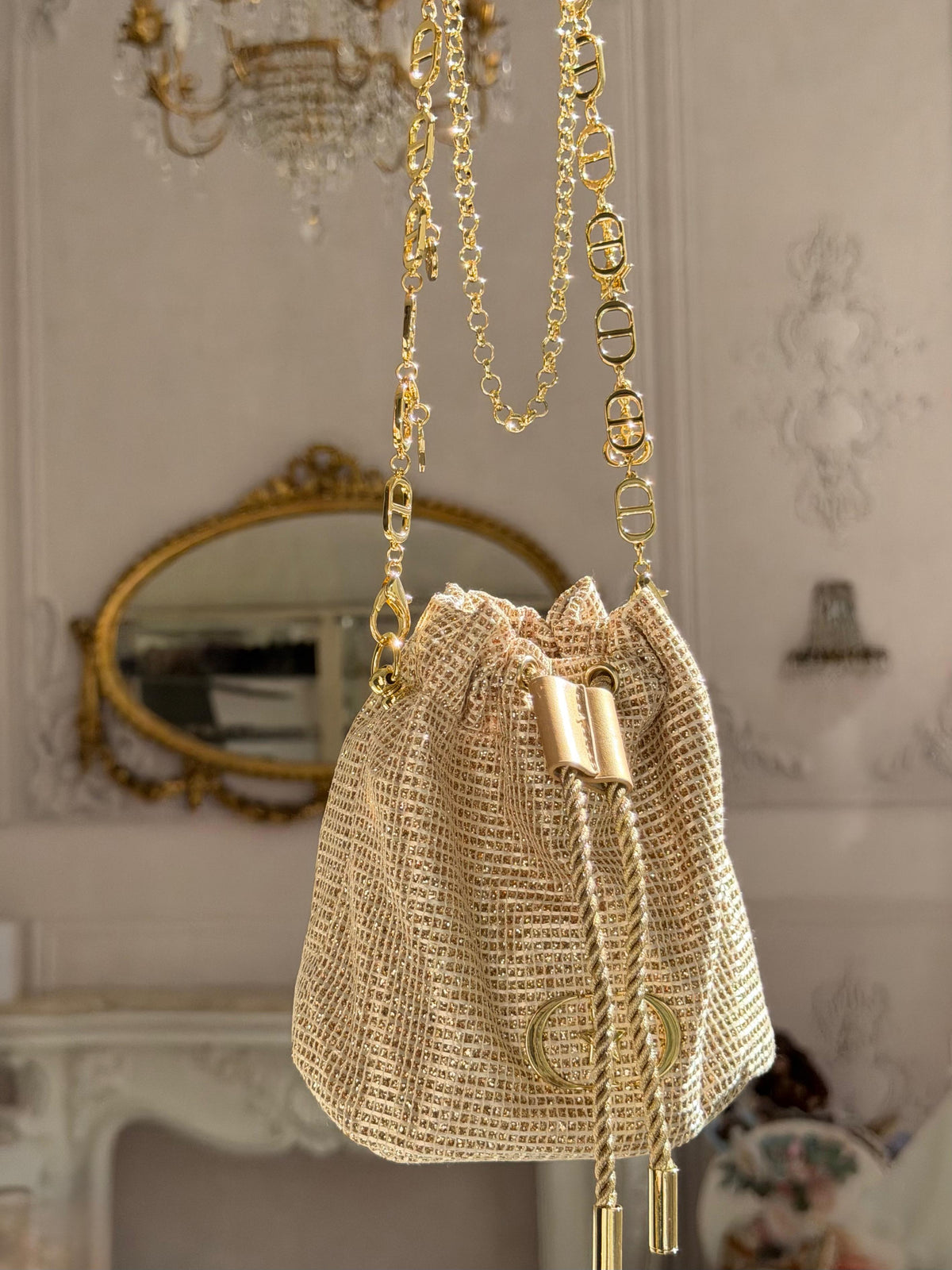 DIOR Golden Chain Beauty Pouch Gift
