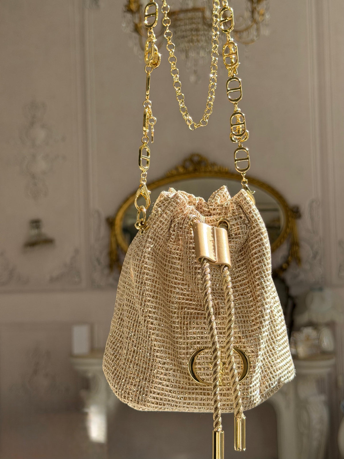 DIOR Golden Chain Beauty Pouch Gift