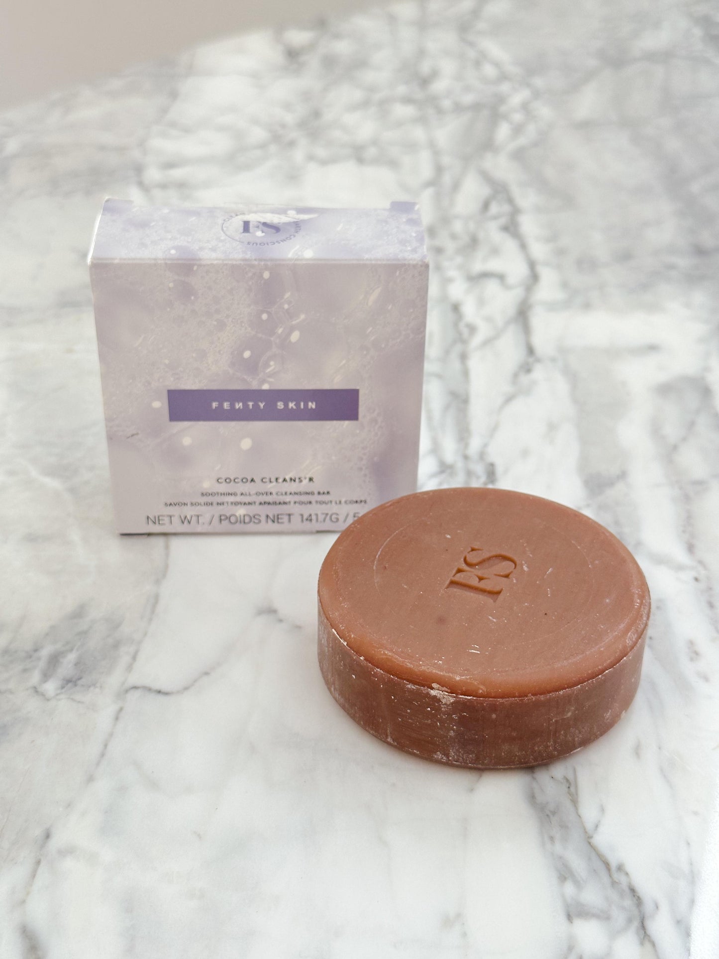 FENTY SKIN Cocoa Cleans'r Soothing All-Over Cleansing Bar With Coconut Oil + Shea Butter