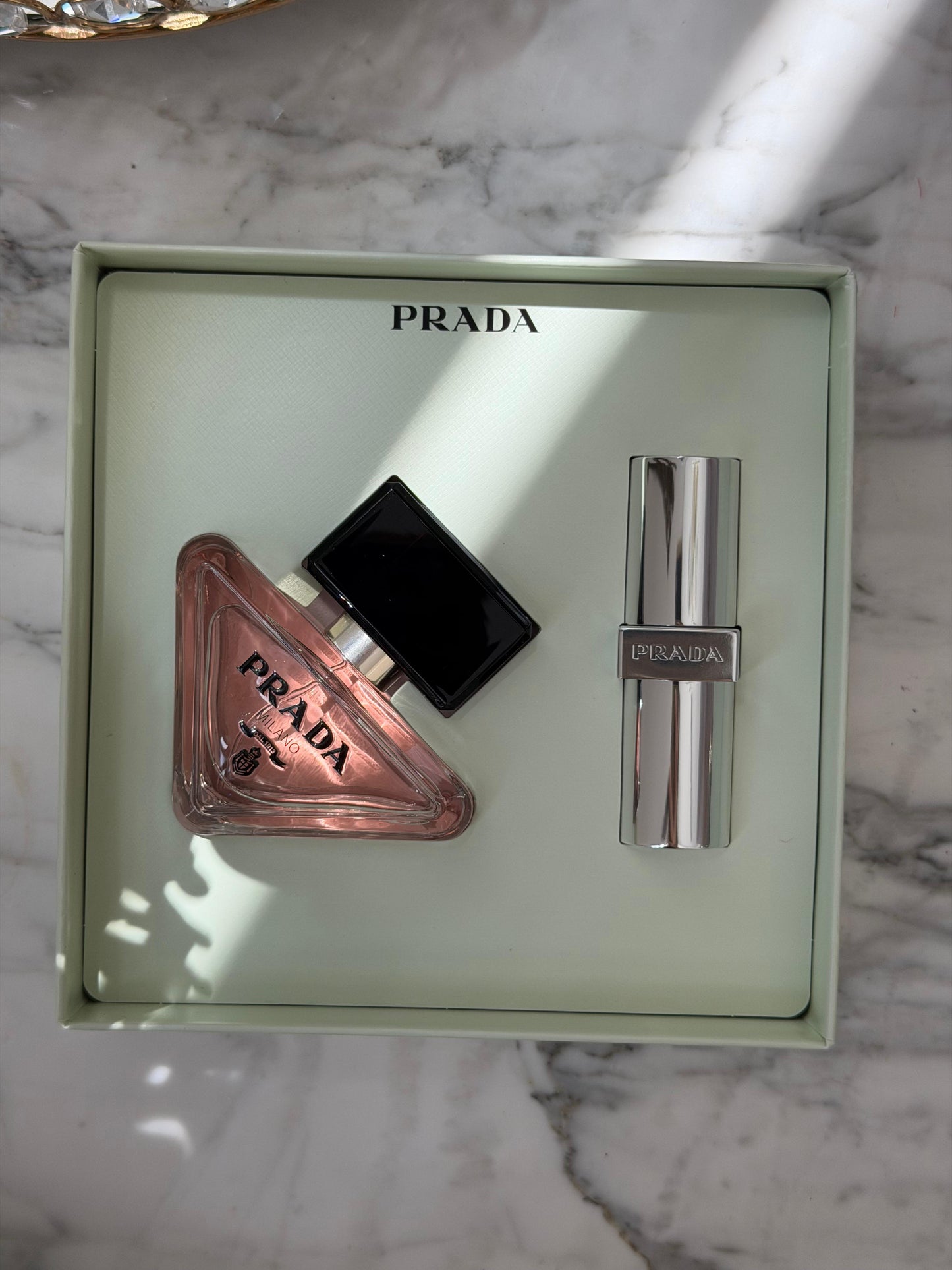 PRADA
Paradoxe Eau de Parfum And Lip Balm Gift Set
